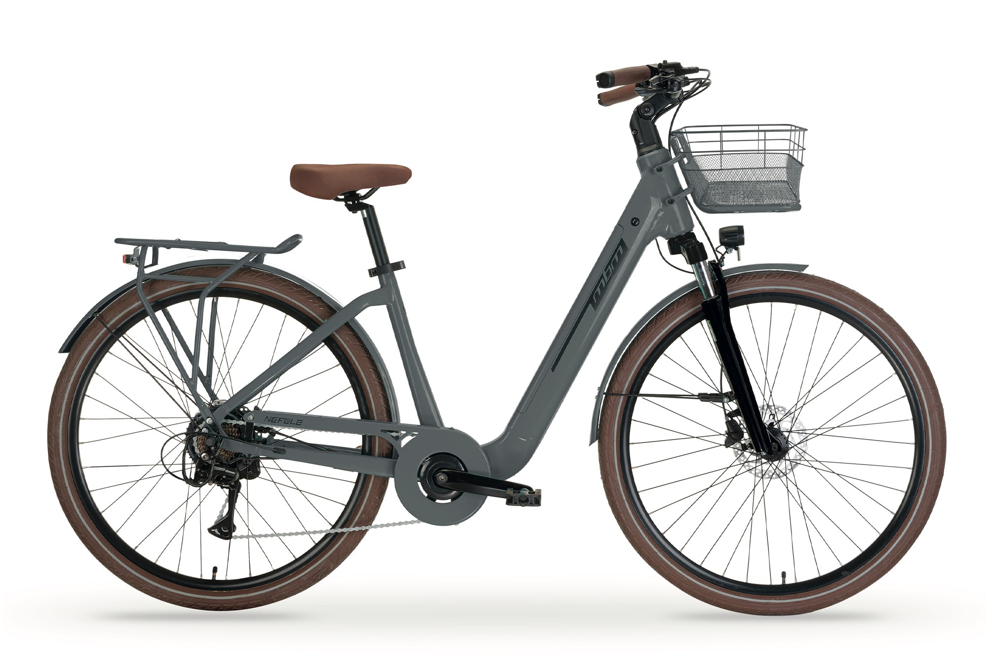 MBM Elektro-Citybike NEFELE 28 Zoll, grau - Bild 1