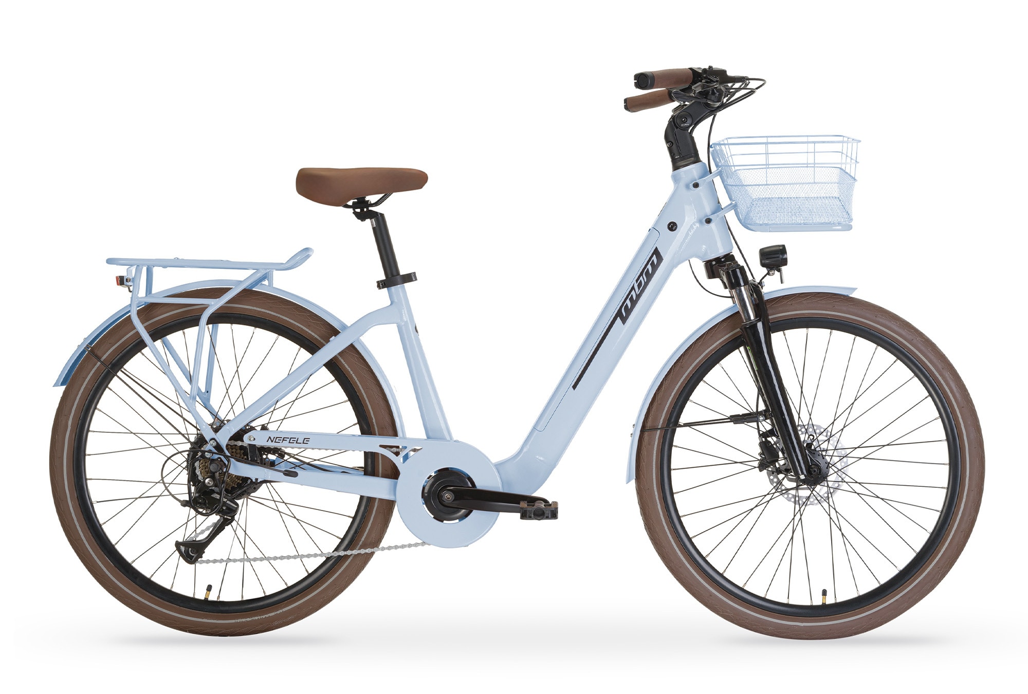 MBM Elektro-Citybike NEFELE 28 Zoll, light sky - Bild 1