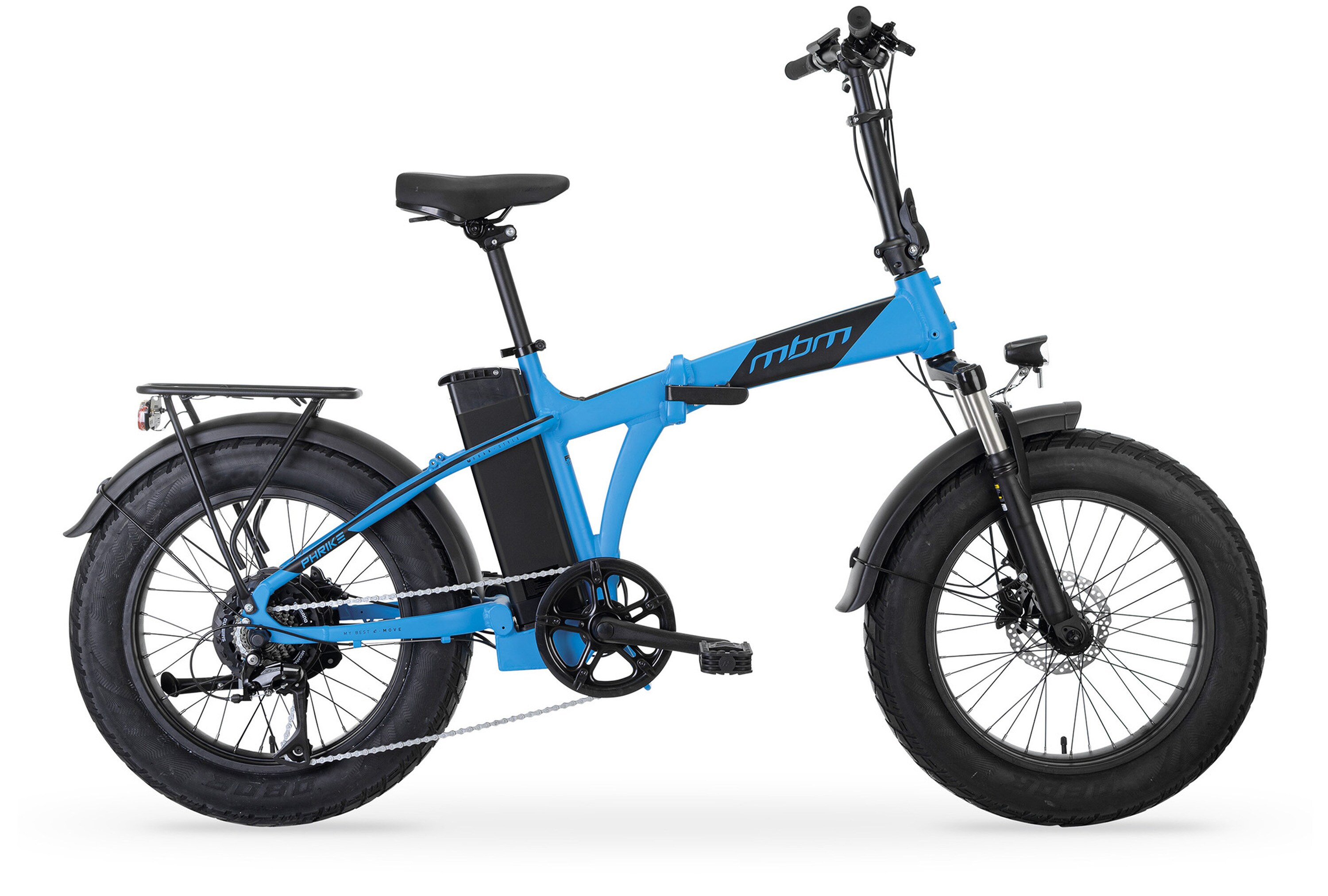 MBM Elektro-Falt-Fahrrad PHRIKE 20 Zoll, blau - Bild 1