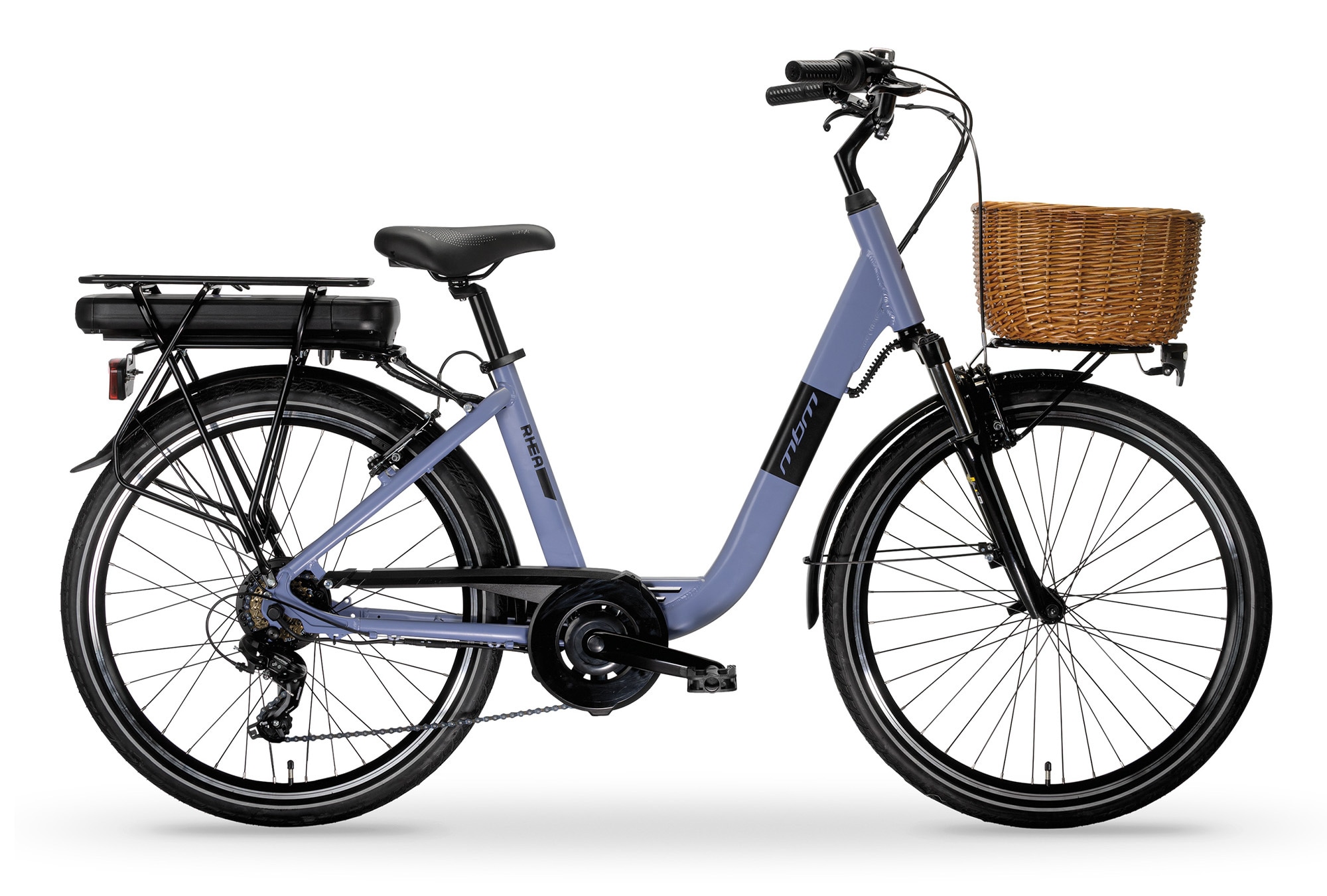 MBM Elektro-Citybike RHEA  24 Zoll, blau - Bild 1