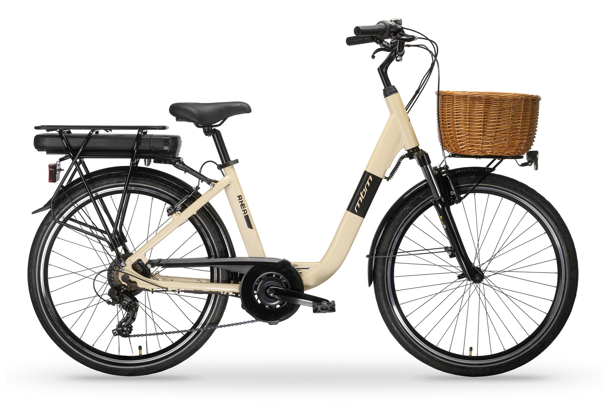 MBM Elektro-Citybike RHEA  24 Zoll, creme - Bild 1