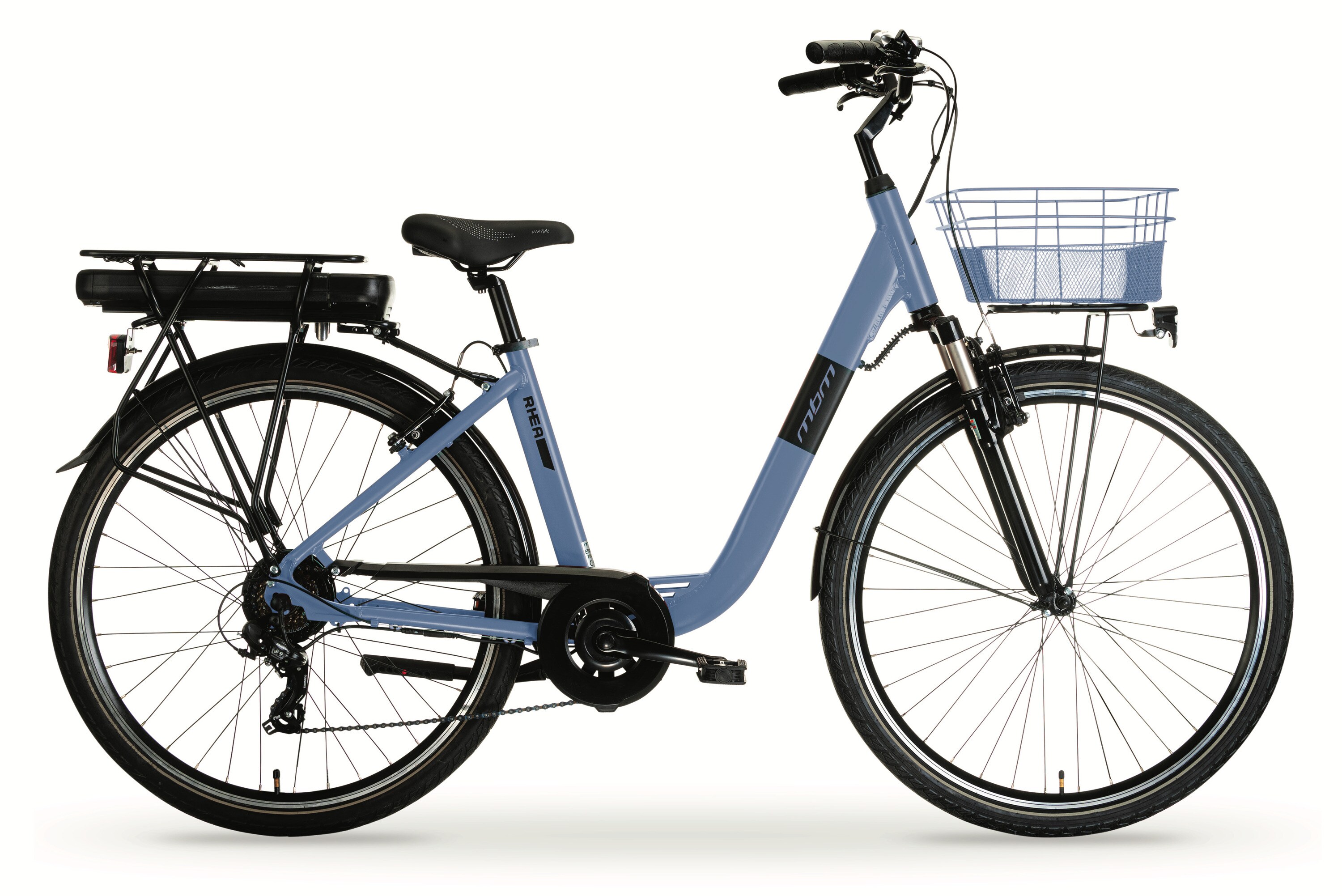 MBM Elektro-Citybike NEW RHEA  26 Zoll, blau - Bild 1