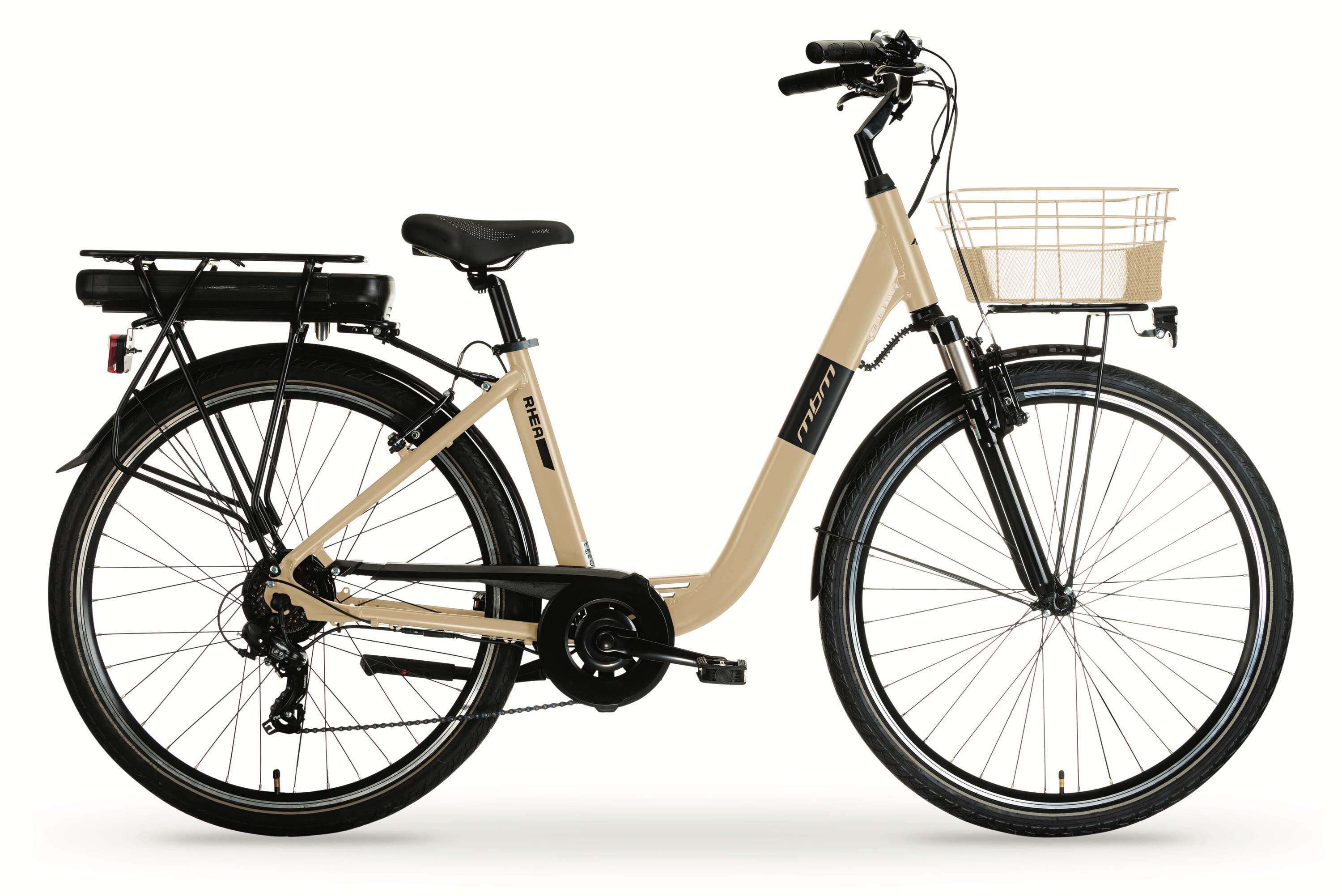 MBM Elektro-Citybike NEW RHEA  26 Zoll, creme - Bild 1