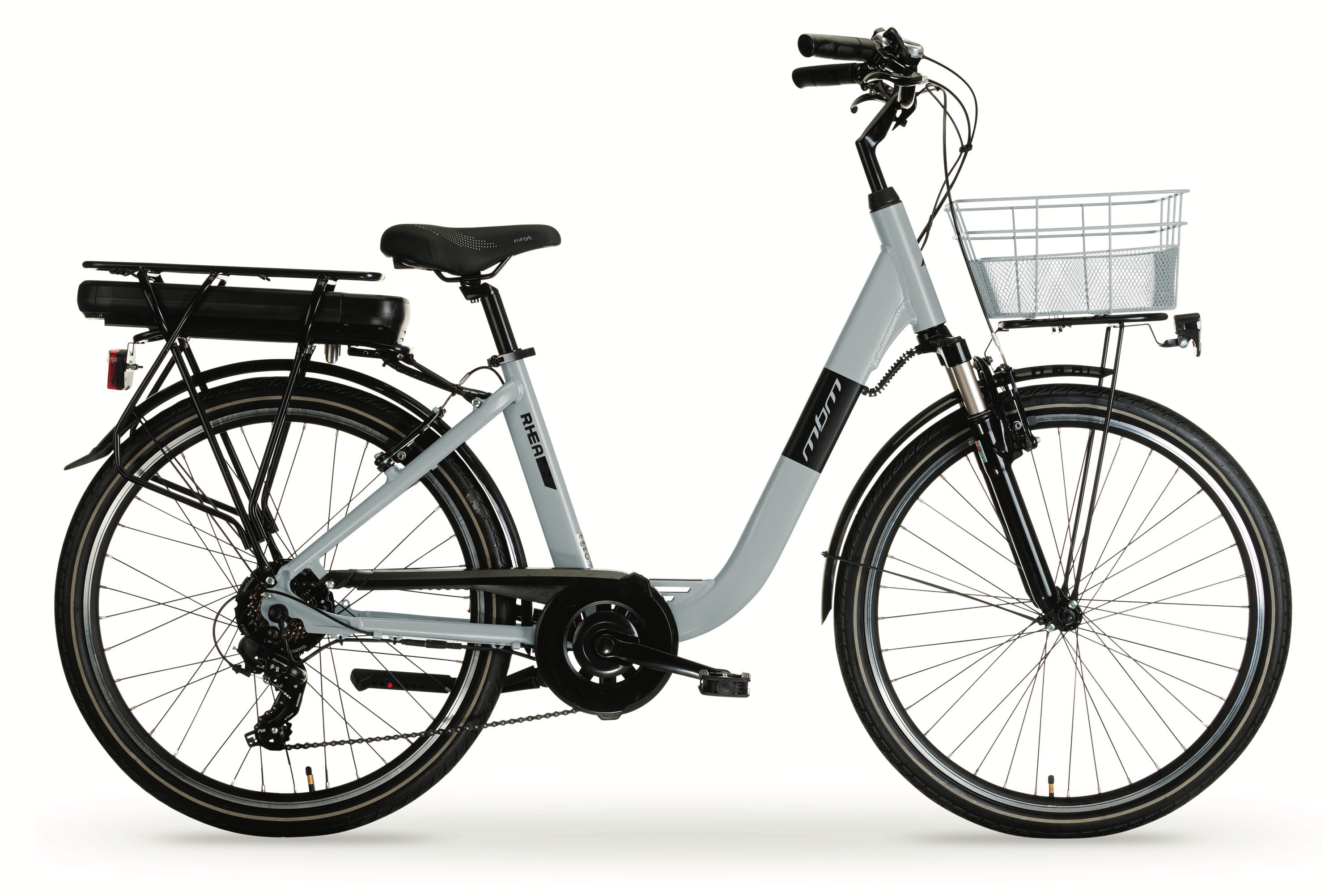 MBM Elektro-Citybike NEW RHEA  26 Zoll, grey - Bild 1