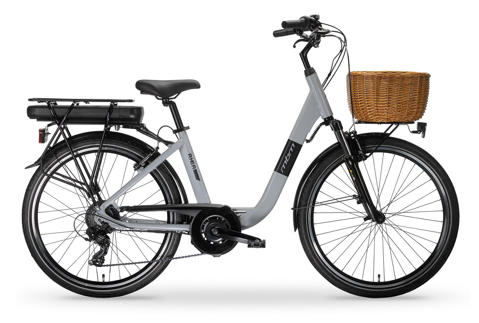 MBM Elektro-Citybike RHEA  26 Zoll, grey | 04260732869047