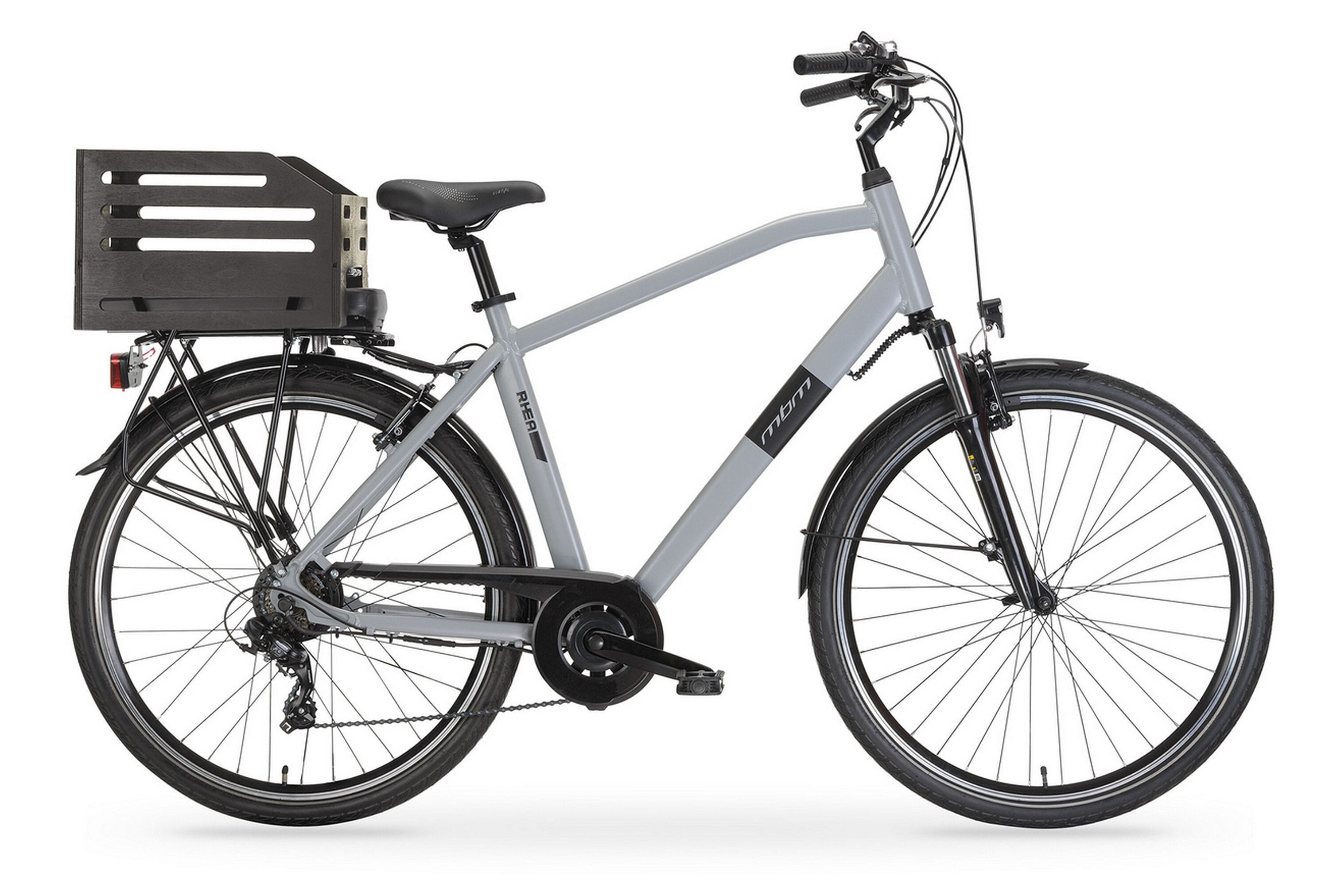MBM Elektro-Citybike RHEA  MAN 28 Zoll, grey - Bild 1