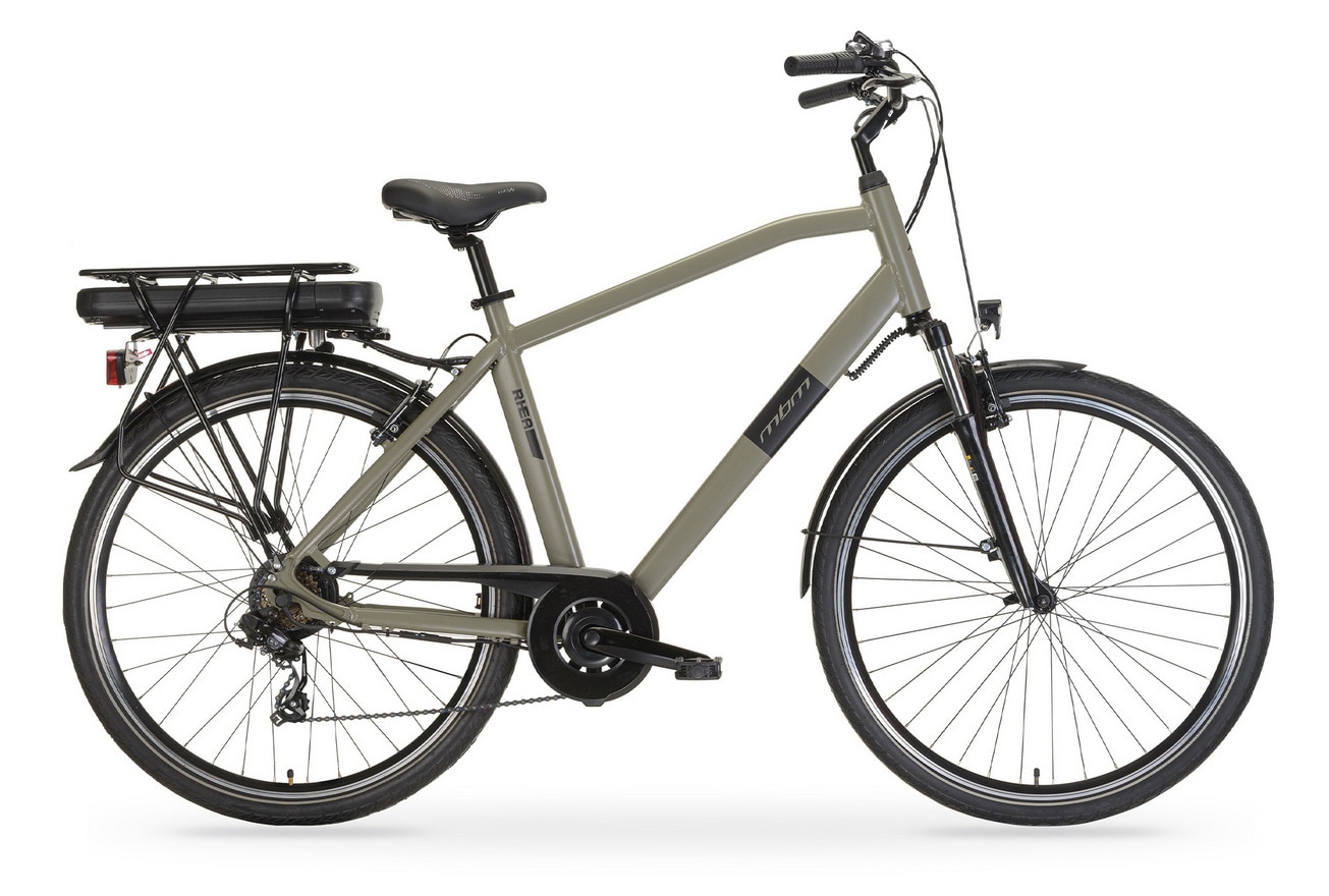 MBM Elektro-Citybike RHEA  MAN 28 Zoll, oliv - Bild 1