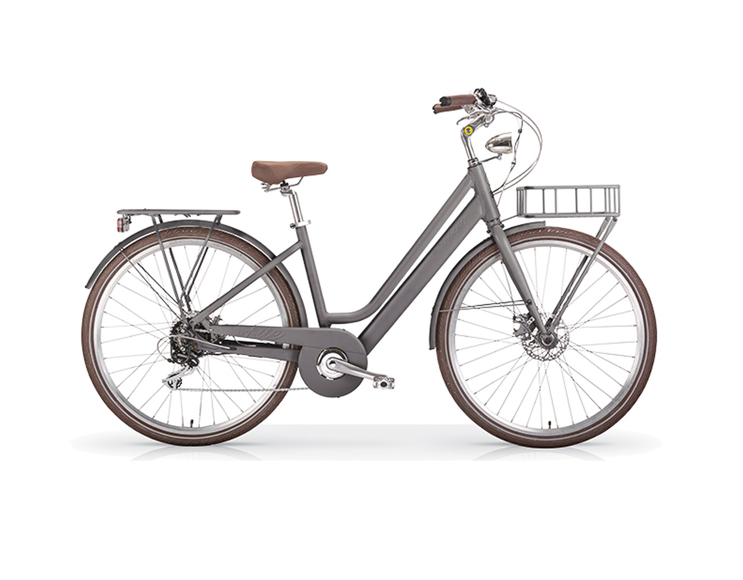 MBM Elektro-Citybike LA RUE 2.0, matt gray - Bild 1