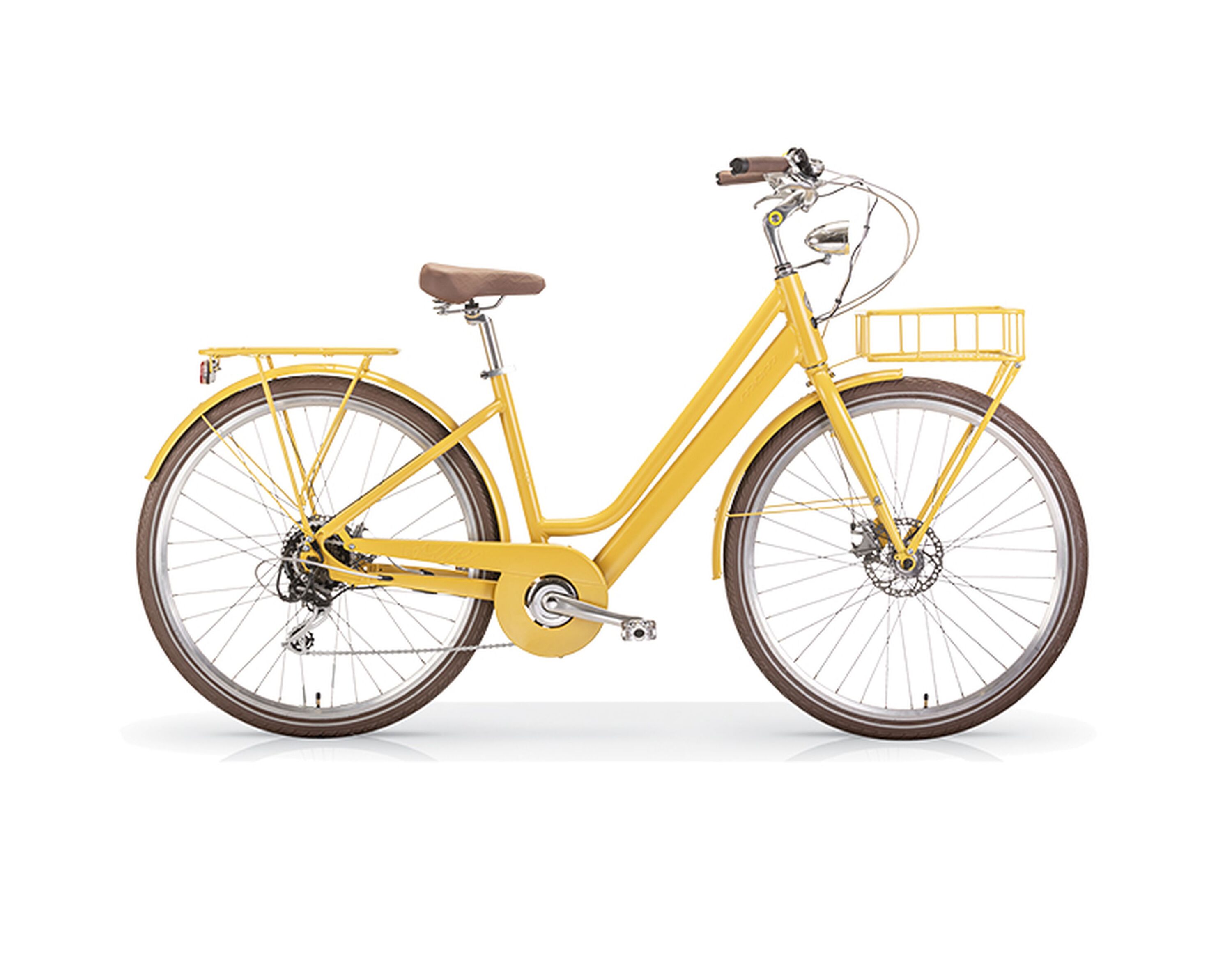 MBM Elektro-Citybike LA RUE 2.0, matt mustard - Bild 1