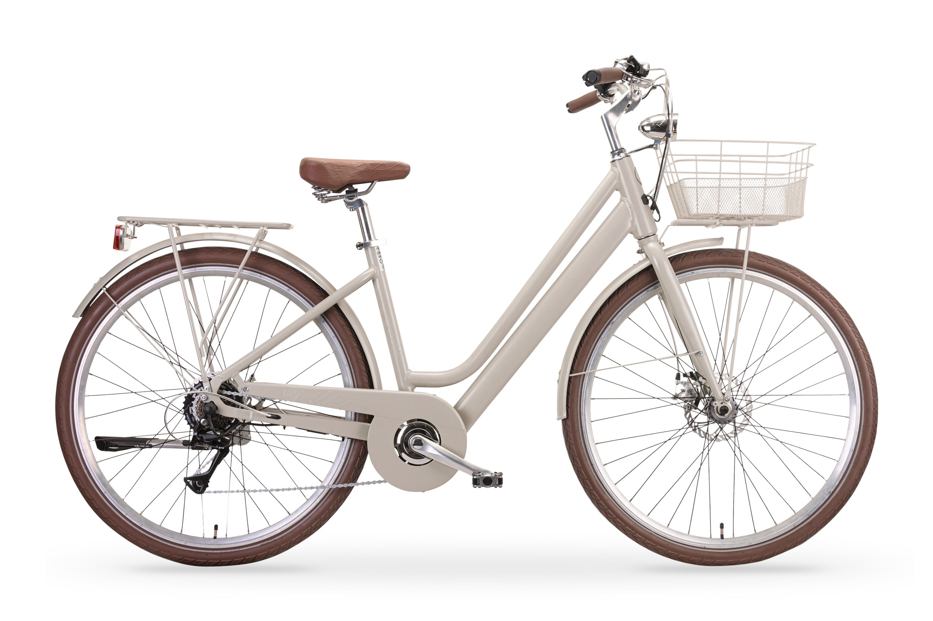 MBM Elektro-Citybike New LA RUE 2.0, sand - Bild 1