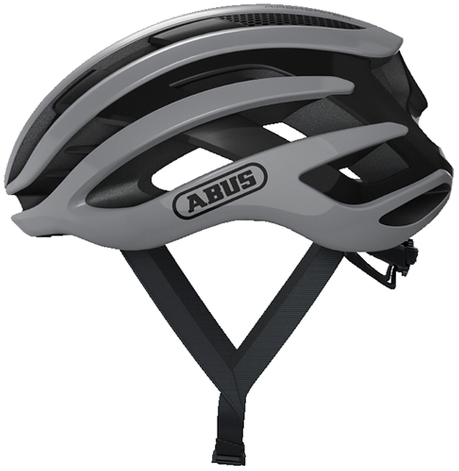ABUS Rennrad-Fahrradhelm "Airbreaker", grau