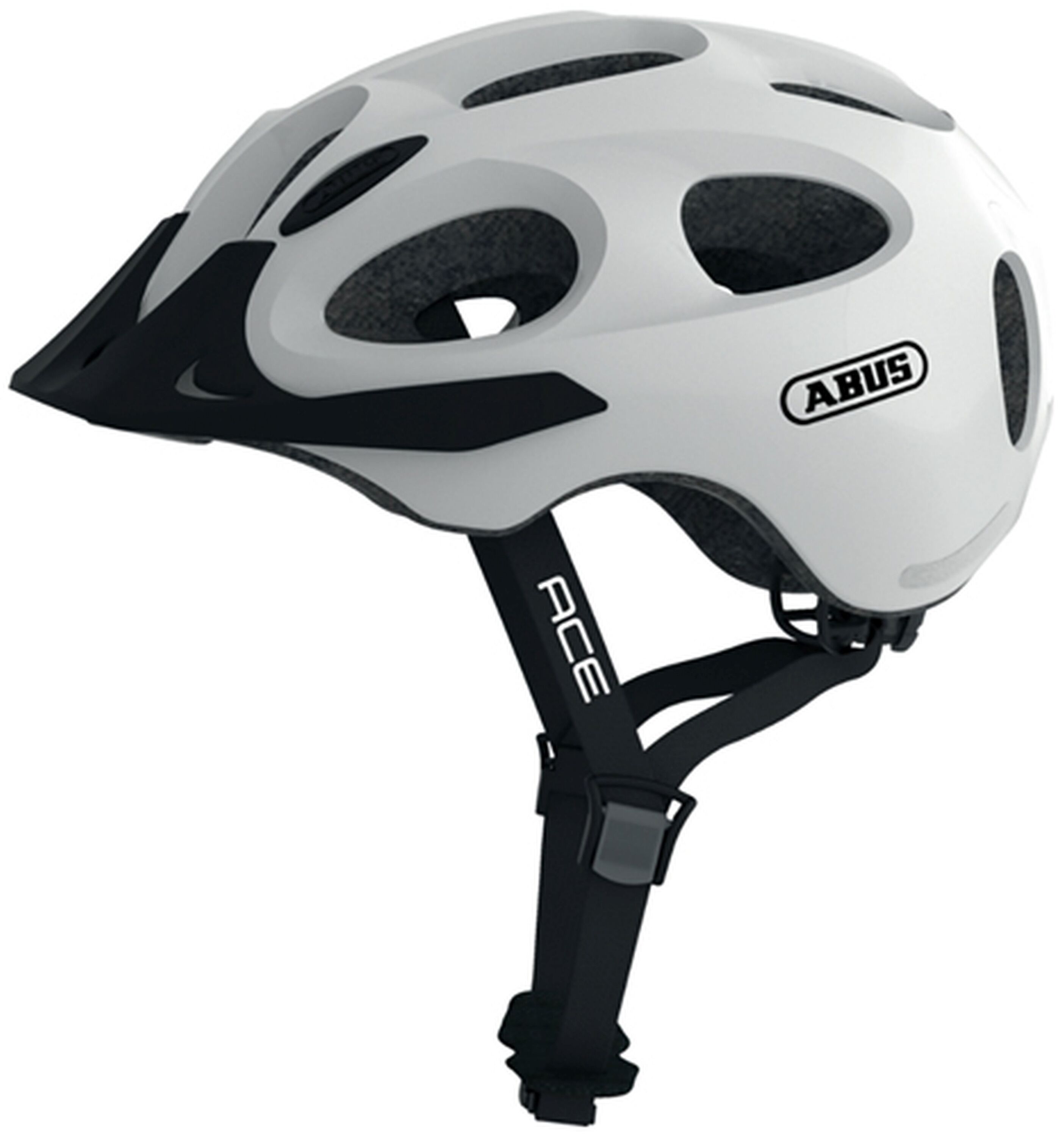 ABUS Kinder-Jugend- Freitzeithelm "Youn-I Ace", wei&szlig; - Bild 1