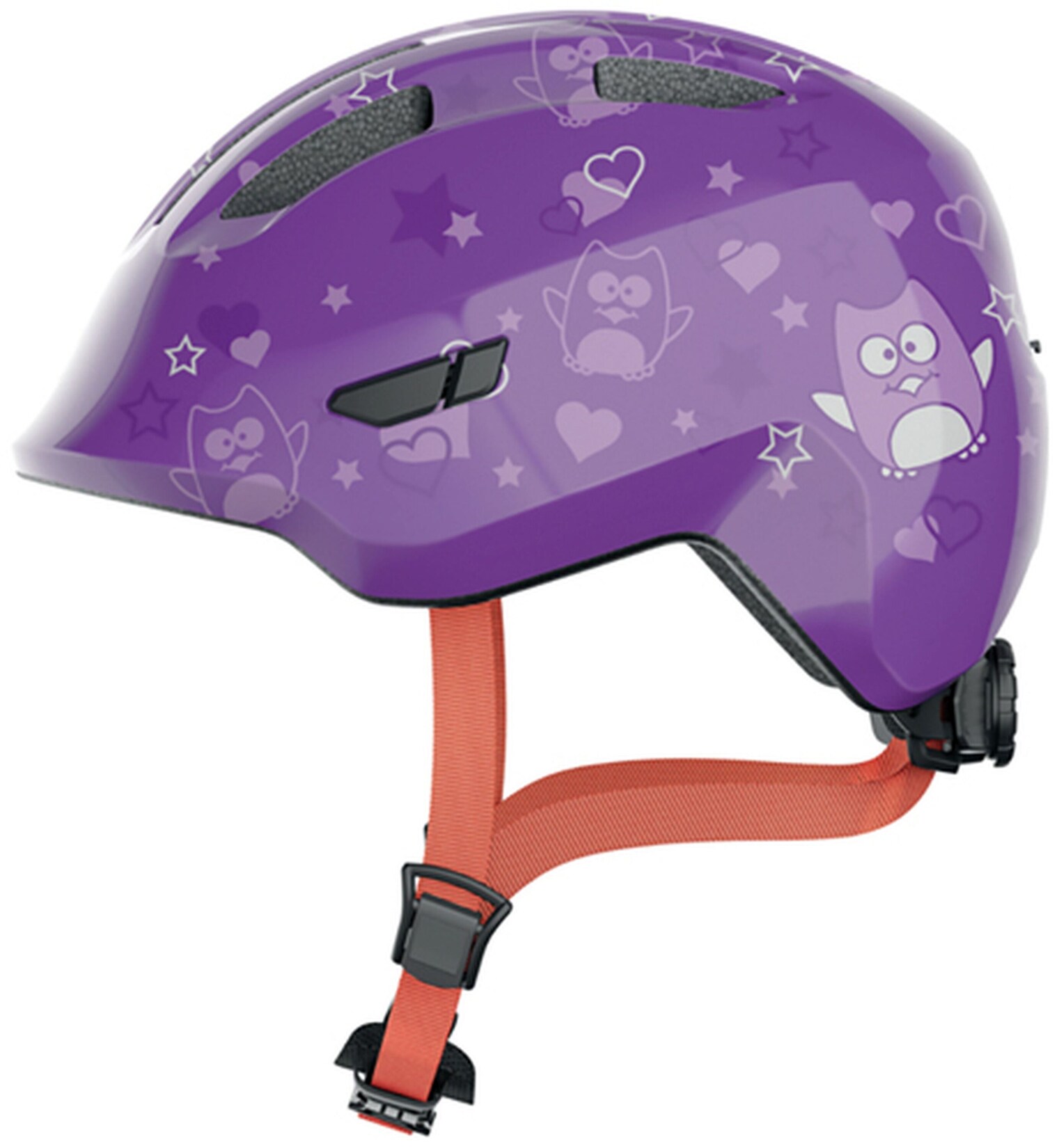 ABUS Kinder-Freizeithelm "Smiley 3.0" purple star shiny