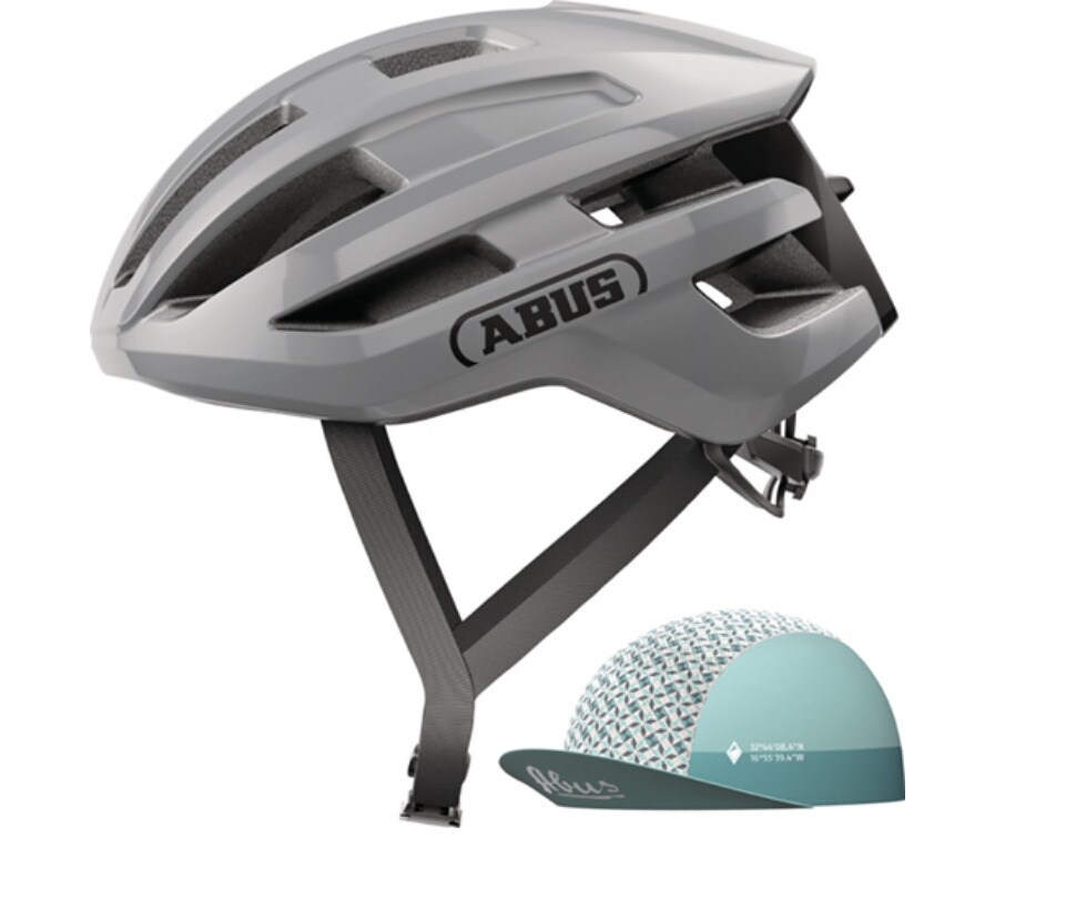 ABUS Rennrad-Helm Powerdome ACE, grau