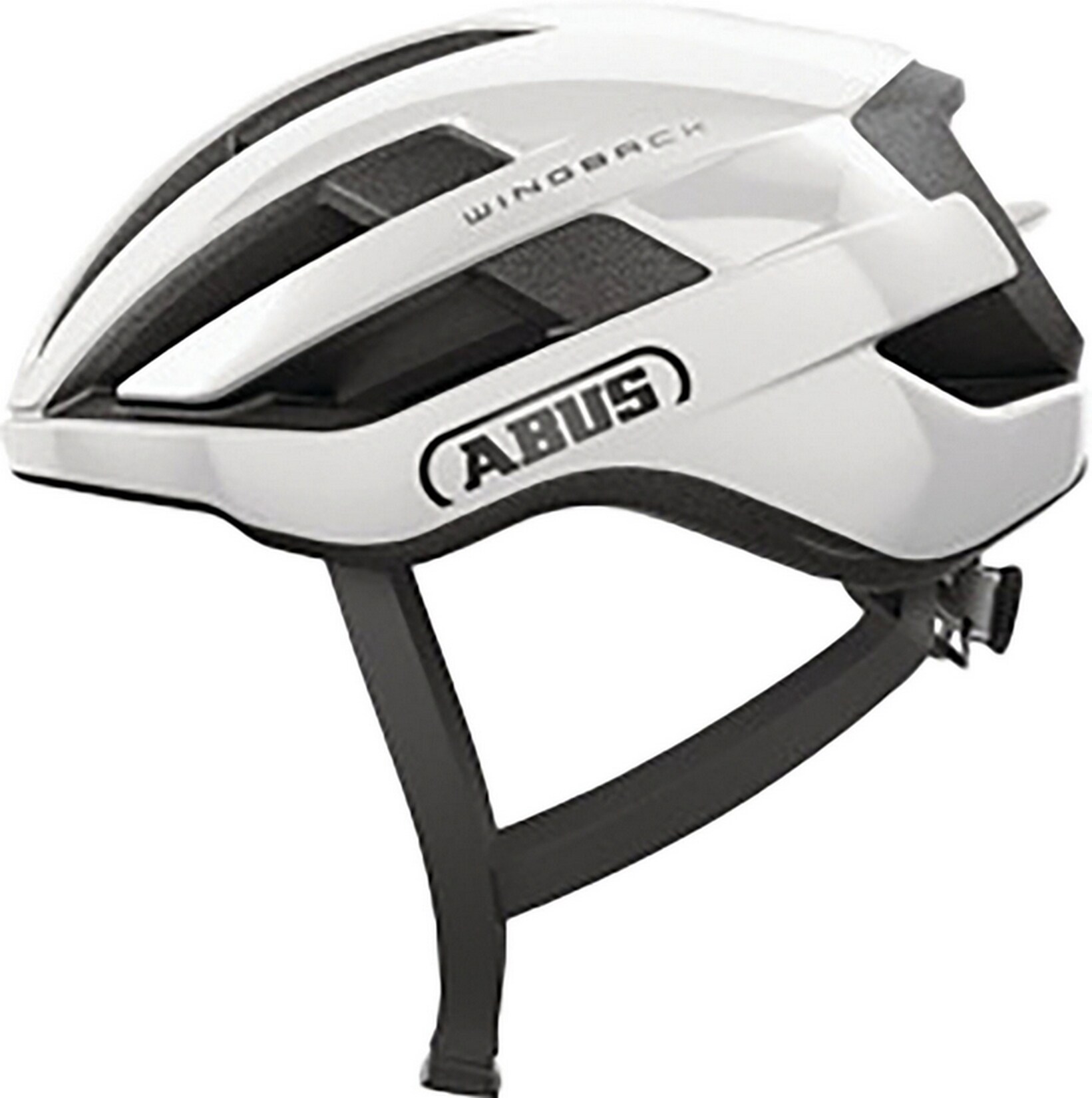 ABUS Rennrad-Helm "WingBack", weiß