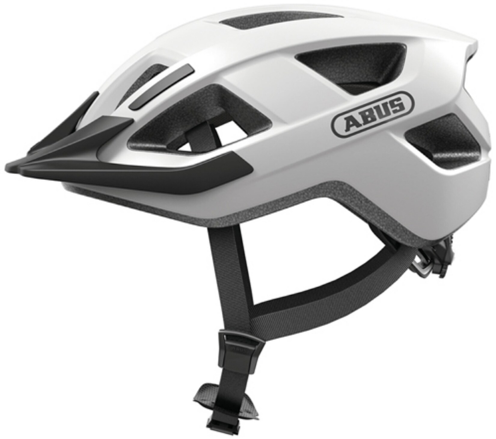ABUS City-Fahrradhelm Aduro 3.0 LED, polar white