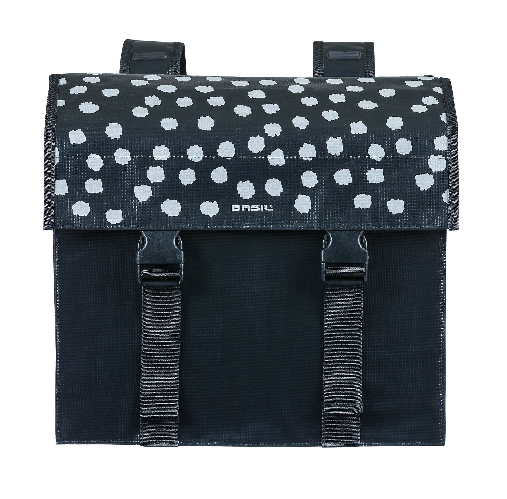 BASIL Doppelpacktasche „Urban Load“,schwarz/weiß | 08715019177392