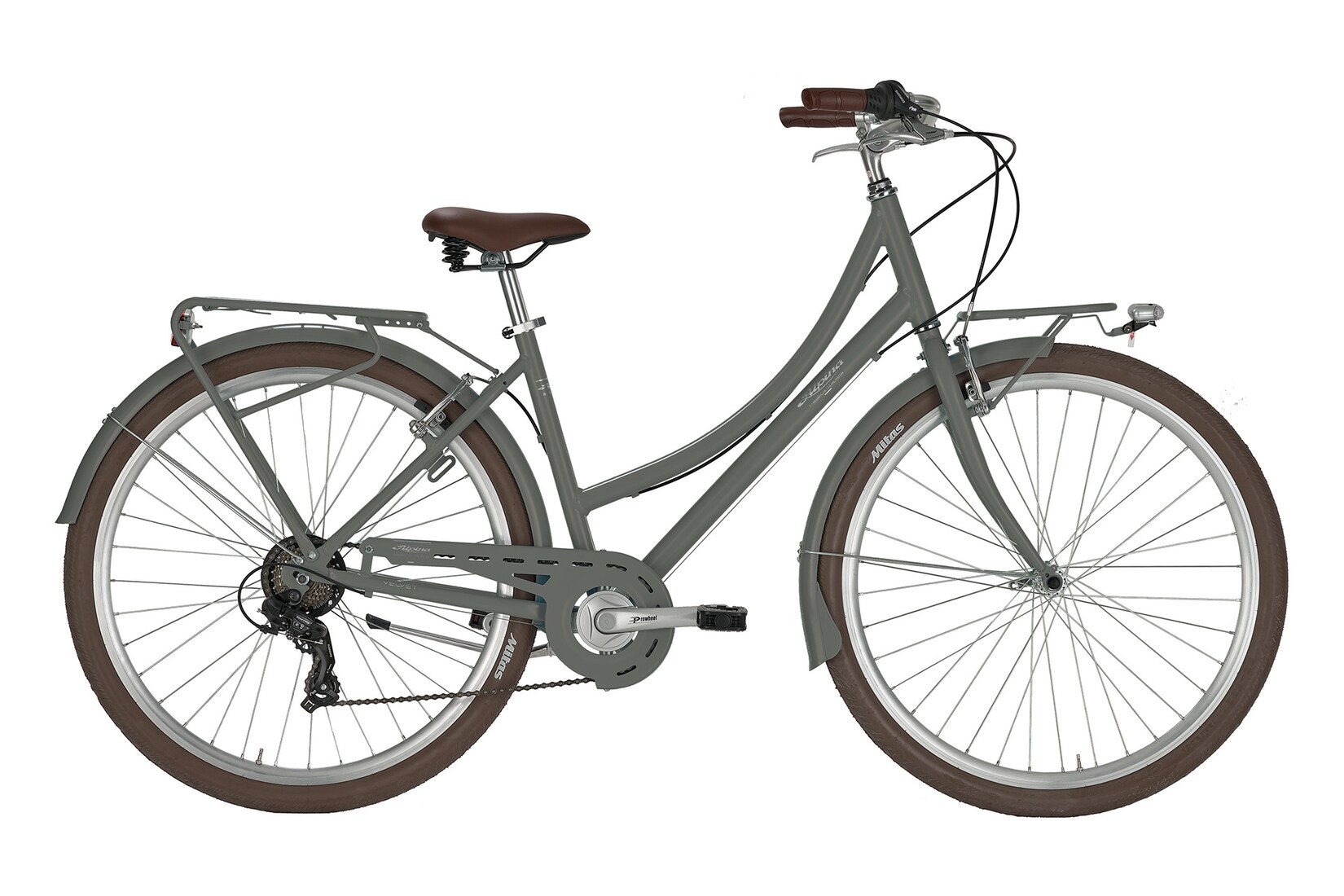 Cityfahrrad VELVET 28 Zoll, oliv