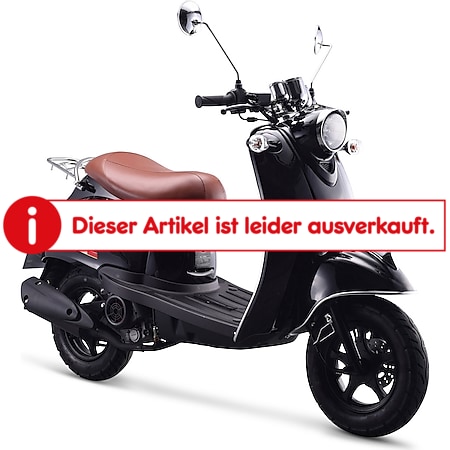 Motorroller VENTI 50 ccm Euro-4-Norm  45km/h Schwarz - Bild 1