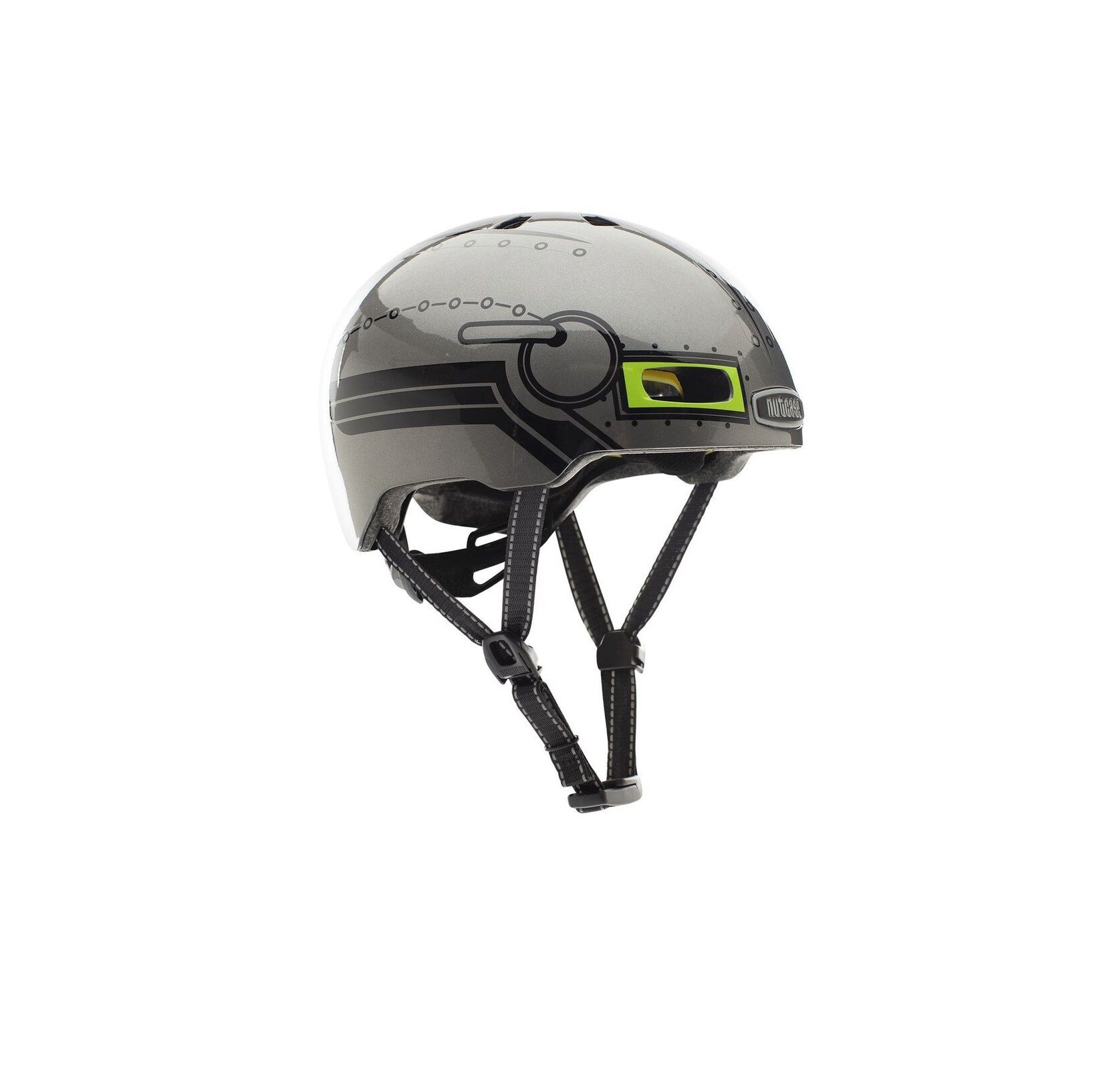 KED Kinder-Fahrradhelm Little Nutty, Robo Boy