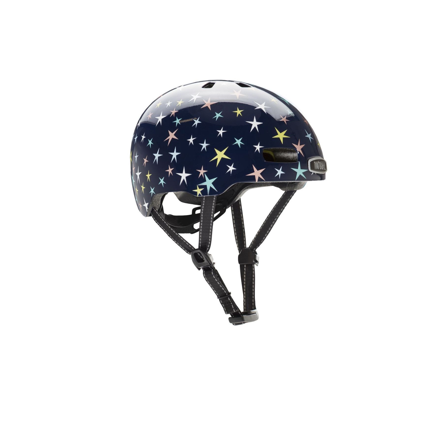 KED Kinder-Fahrradhelm  Little Nutty MIPS Gloss, Stars are Born - Bild 1