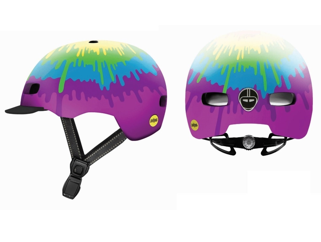 KED Kinder-Fahrradhelm  Little Nutty, TIE DYE - Bild 1