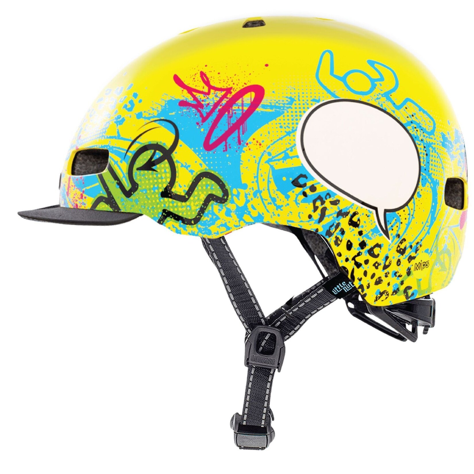KED Kinder-Fahrradhelm Little Nutty, YO!