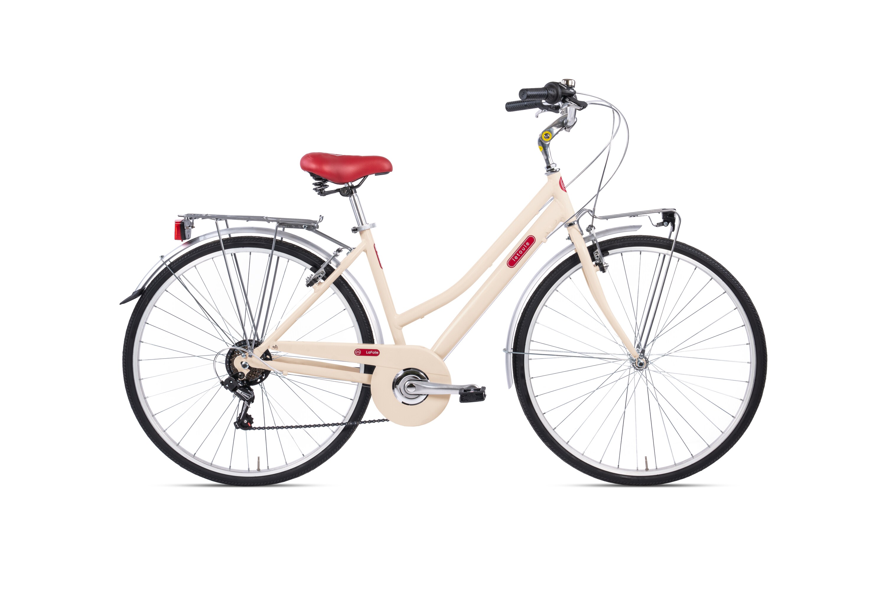 Via Veneto Cityfahrrad 28 Zoll LETOULE "LaFolie" Lady, Avana - Bild 1