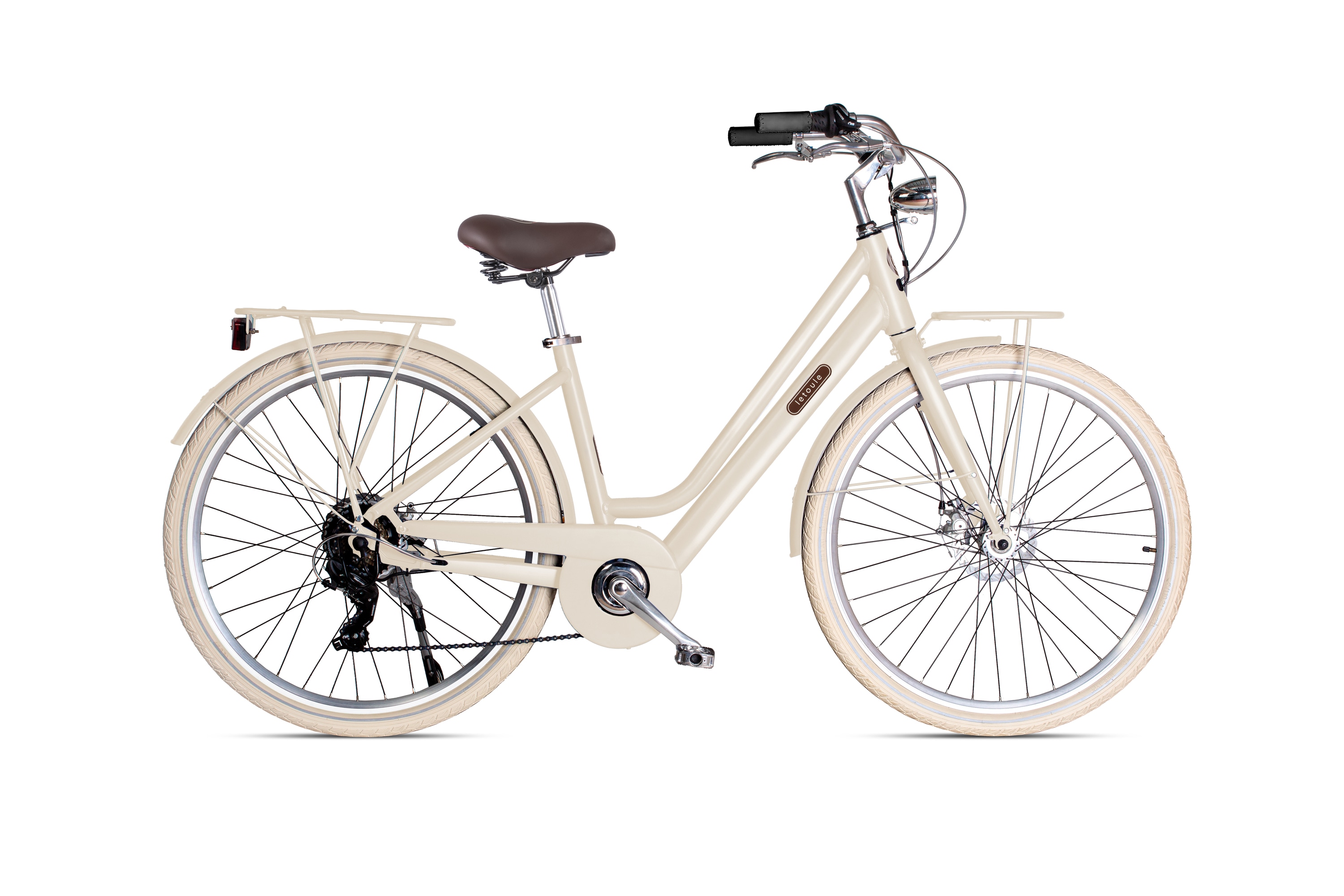 Elektro-Citybike 28 Zoll LETOULE "Mod&eacute; Hybrid"  Lady,  Avana nights - Bild 1