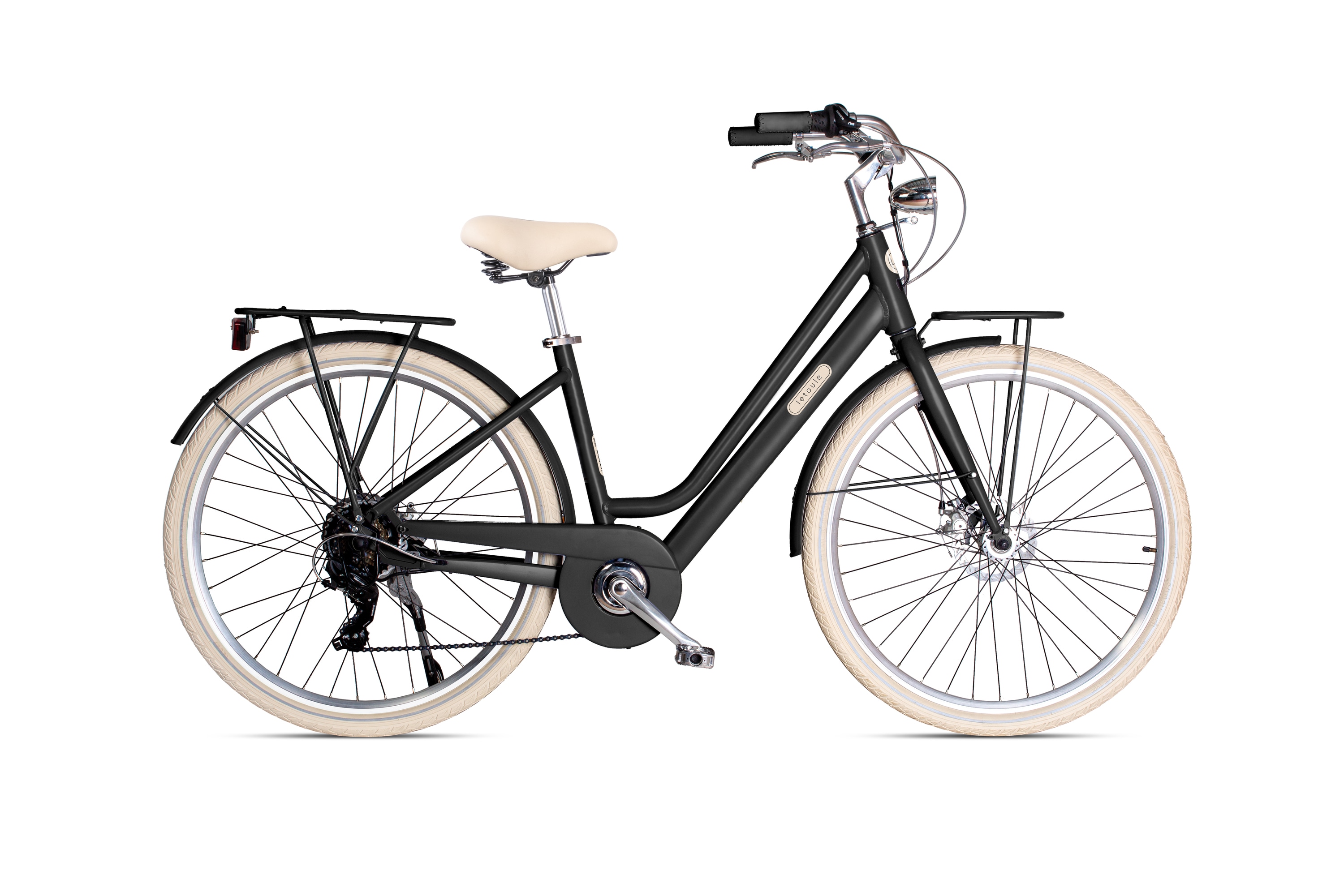 Elektro-Citybike 28 Zoll LETOULE "Mod&eacute; Hybrid"  Lady,  Buio - Bild 1