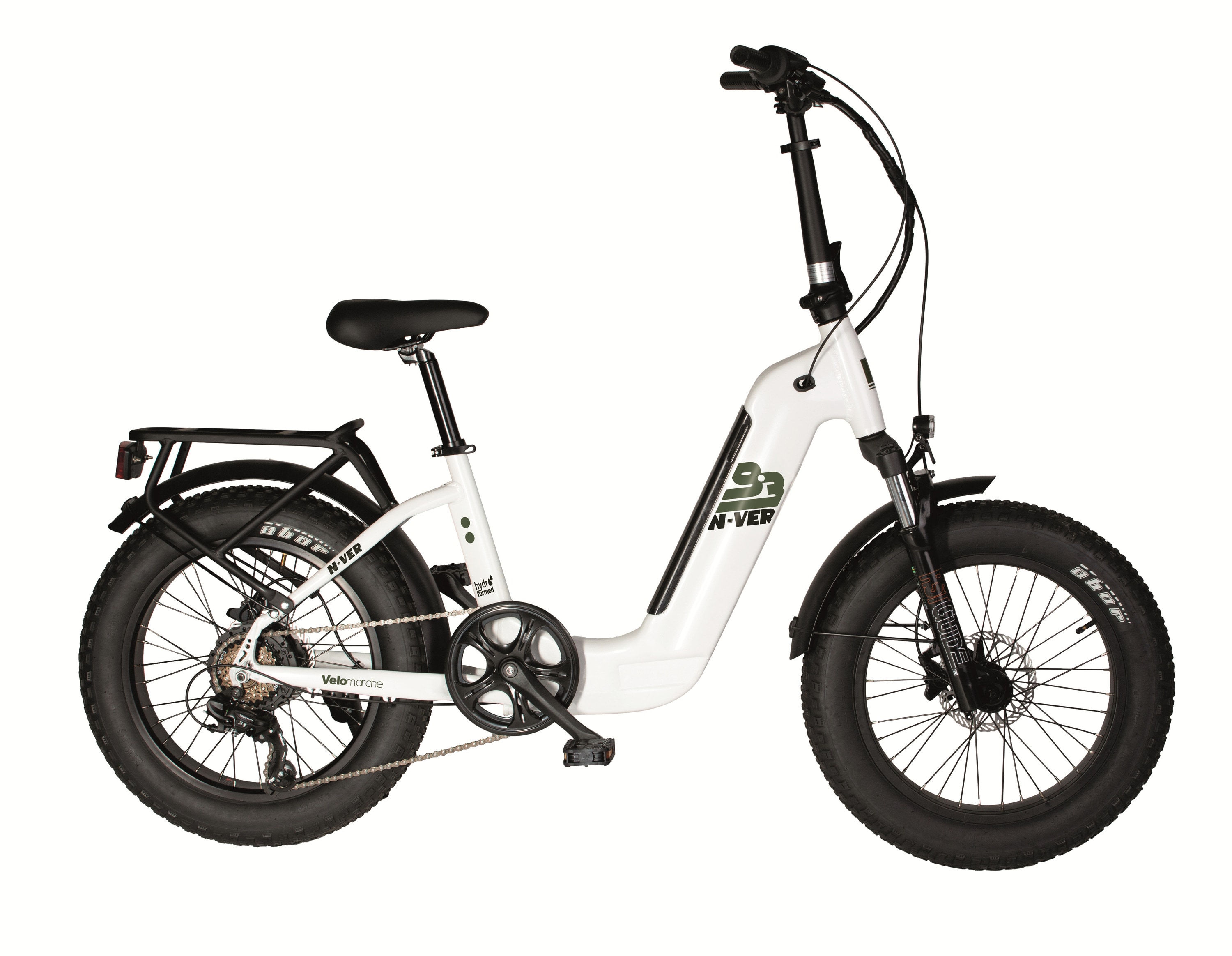 MBM Elektro-Kompaktfahrrad  FAT BIKE N-VER F9.3 20 Zoll white - Bild 1