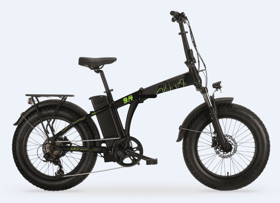 MBM Elektro-Kompaktfahrrad / Faltrad N-VER FOLDING  20 Zoll, black - Bild 1