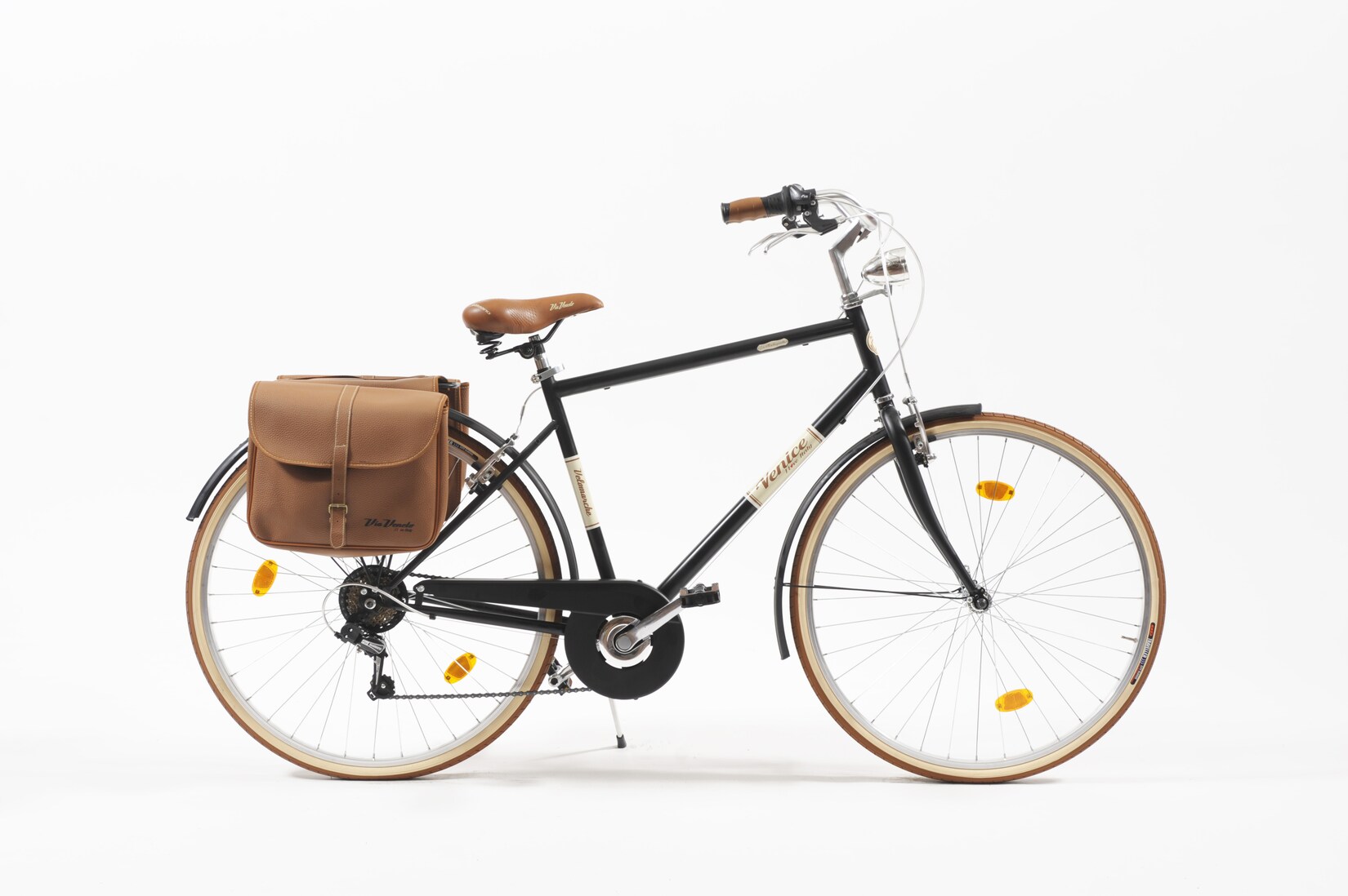 Via Veneto Cityfahrrad MALAGUETA 28 Zoll Man, NERO | 08053340133138