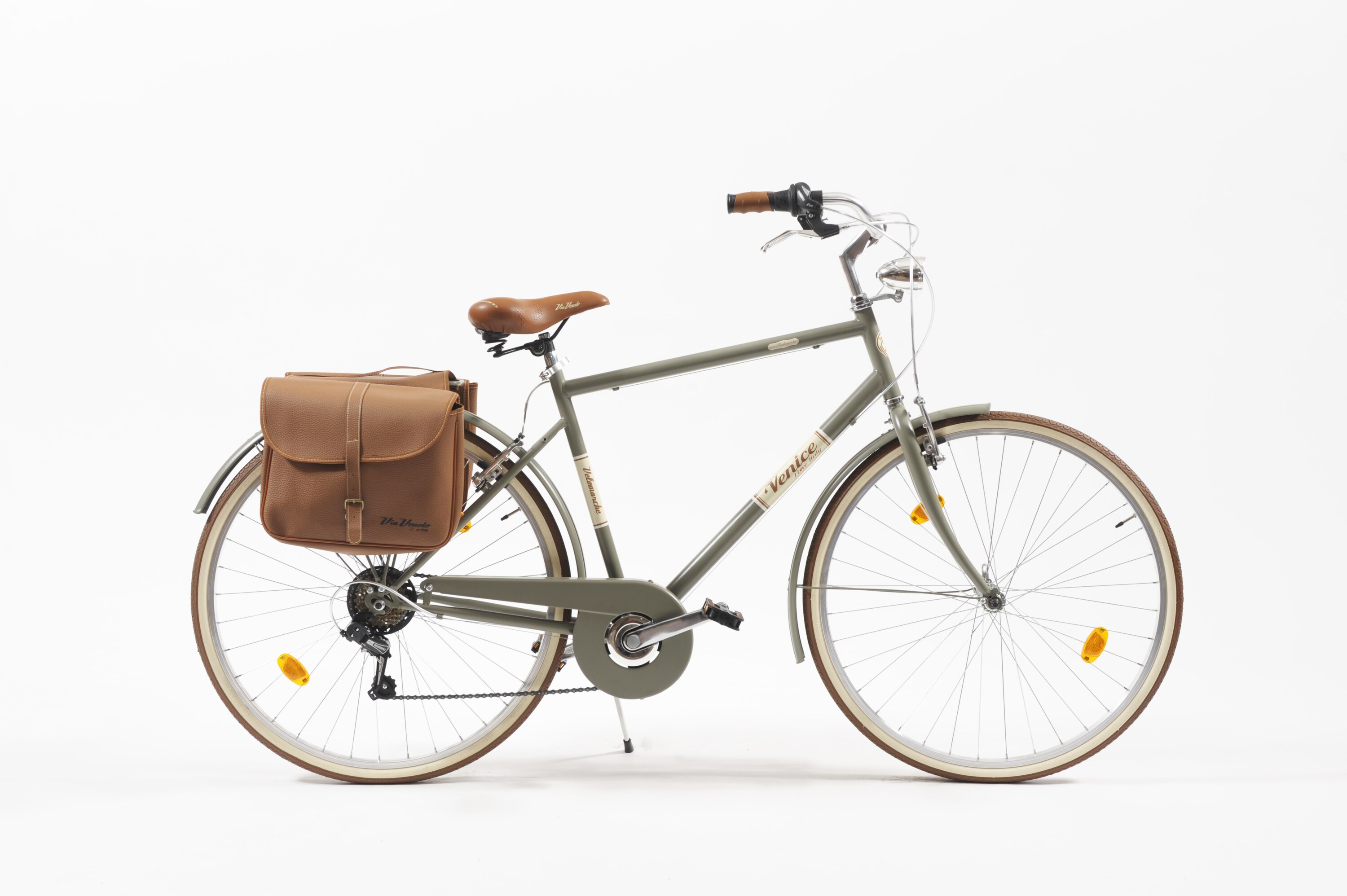 Via Veneto Cityfahrrad MALAGUETA 28 Zoll Man, verde - Bild 1