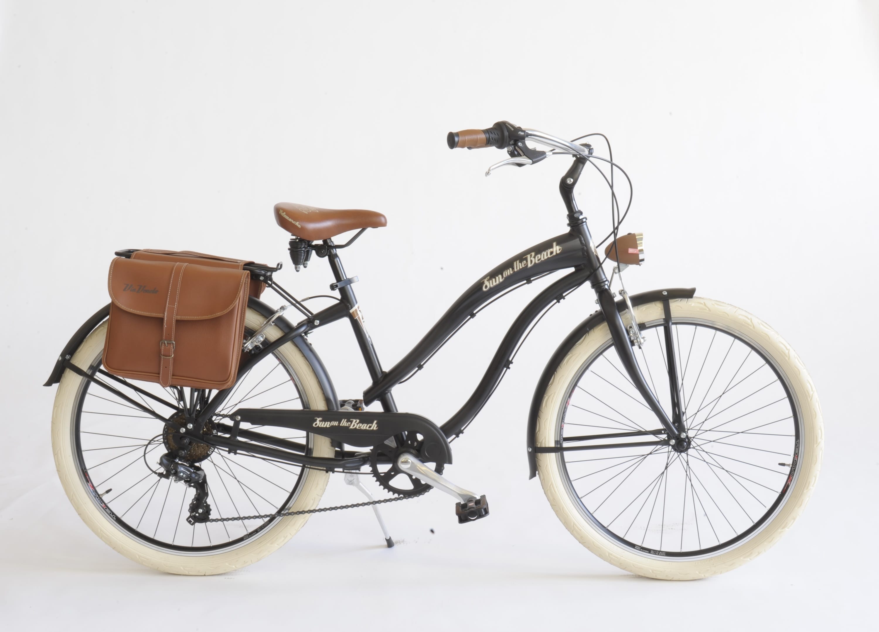 Via Veneto Cruiser 26 Zoll SUN ON THE BEACH Lady schwarz - Bild 1