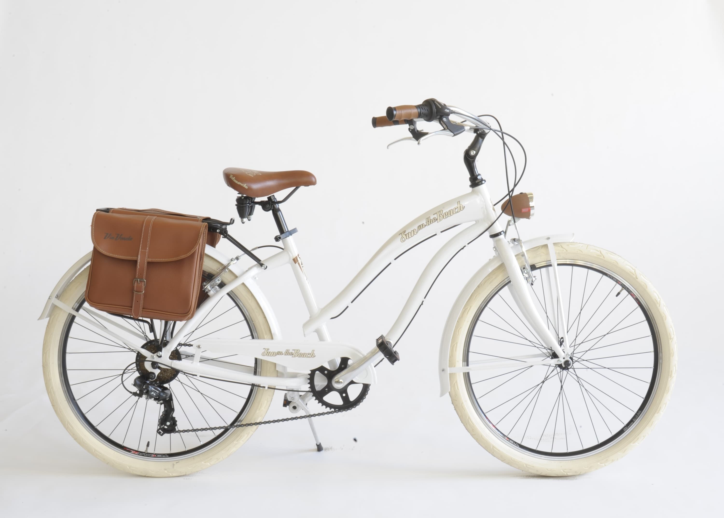 Via Veneto Cruiser 26 Zoll SUN ON THE BEACH Lady wei&szlig; - Bild 1