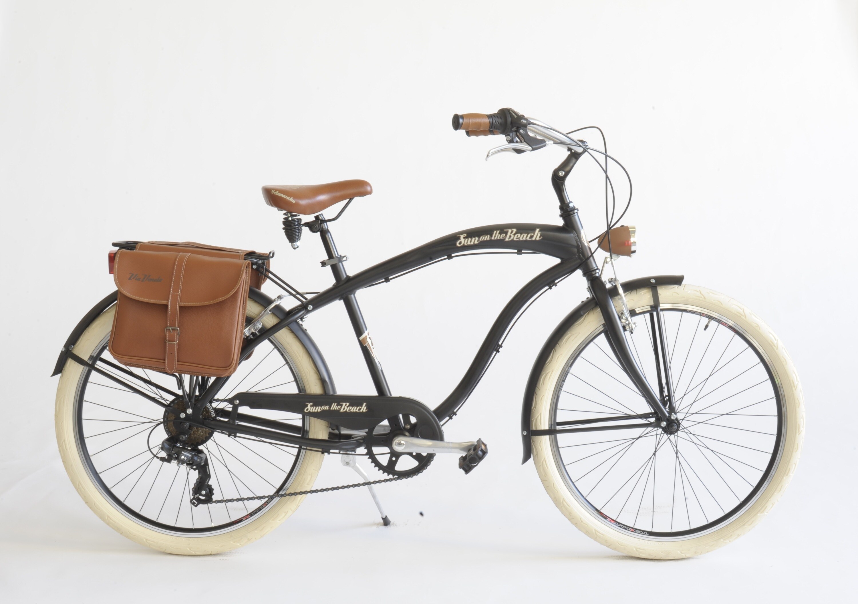 Via Veneto Cruiser 26 Zoll SUN ON THE BEACH Man schwarz - Bild 1