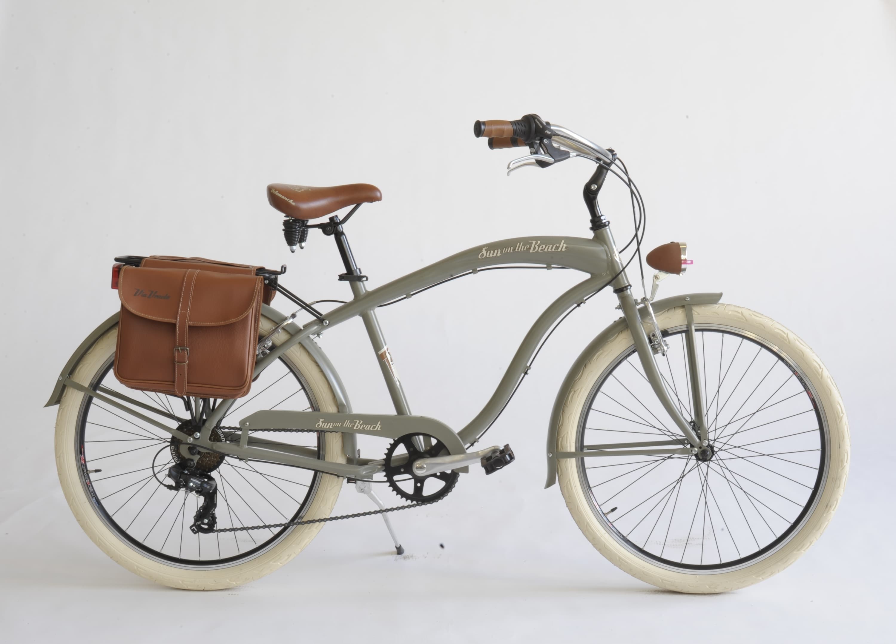 Via Veneto Cruiser 26 Zoll SUN ON THE BEACH Man gr&uuml;n - Bild 1