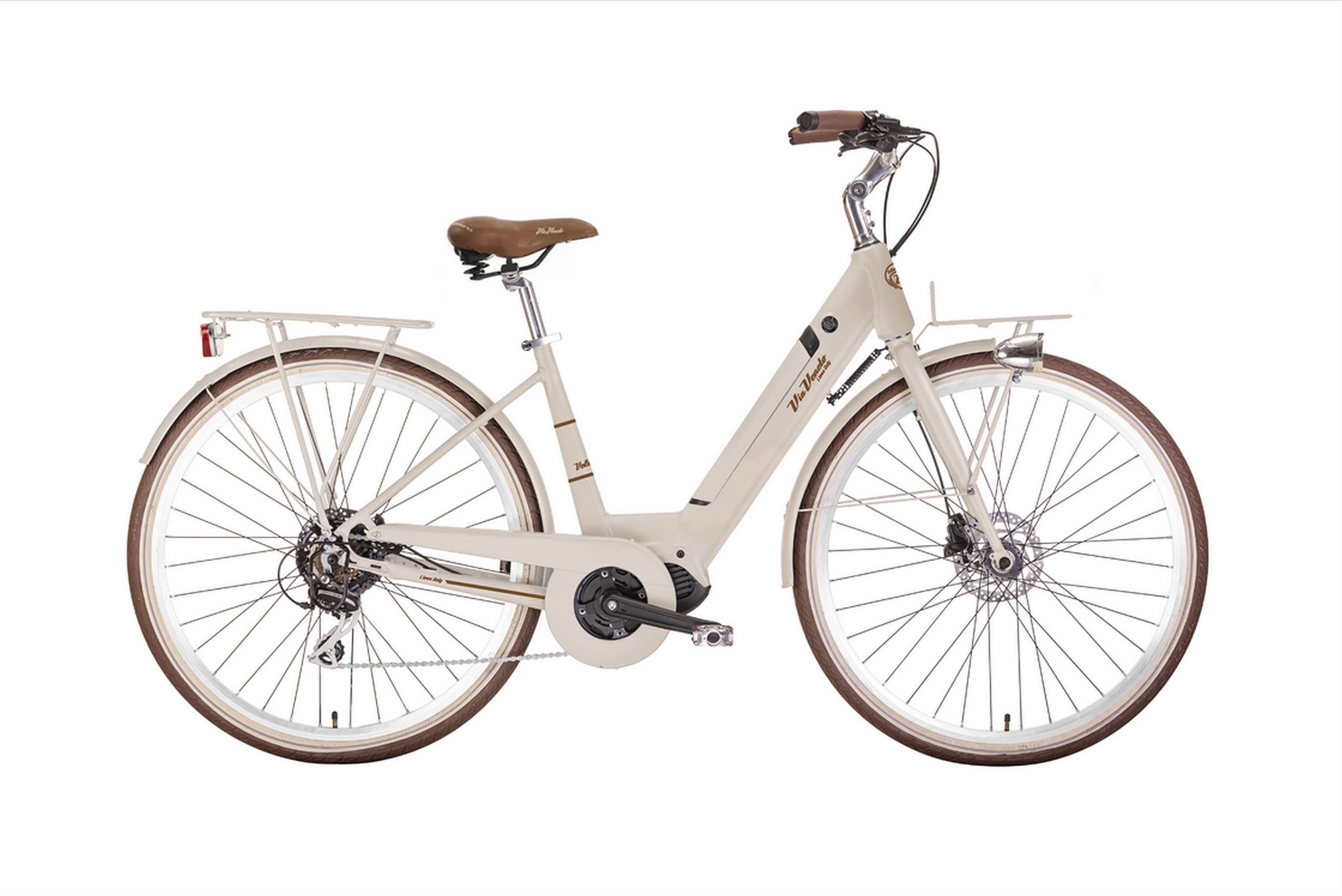 MBM Elektro-Citybike E-LITE LADY 28 Zoll, creme - Bild 1