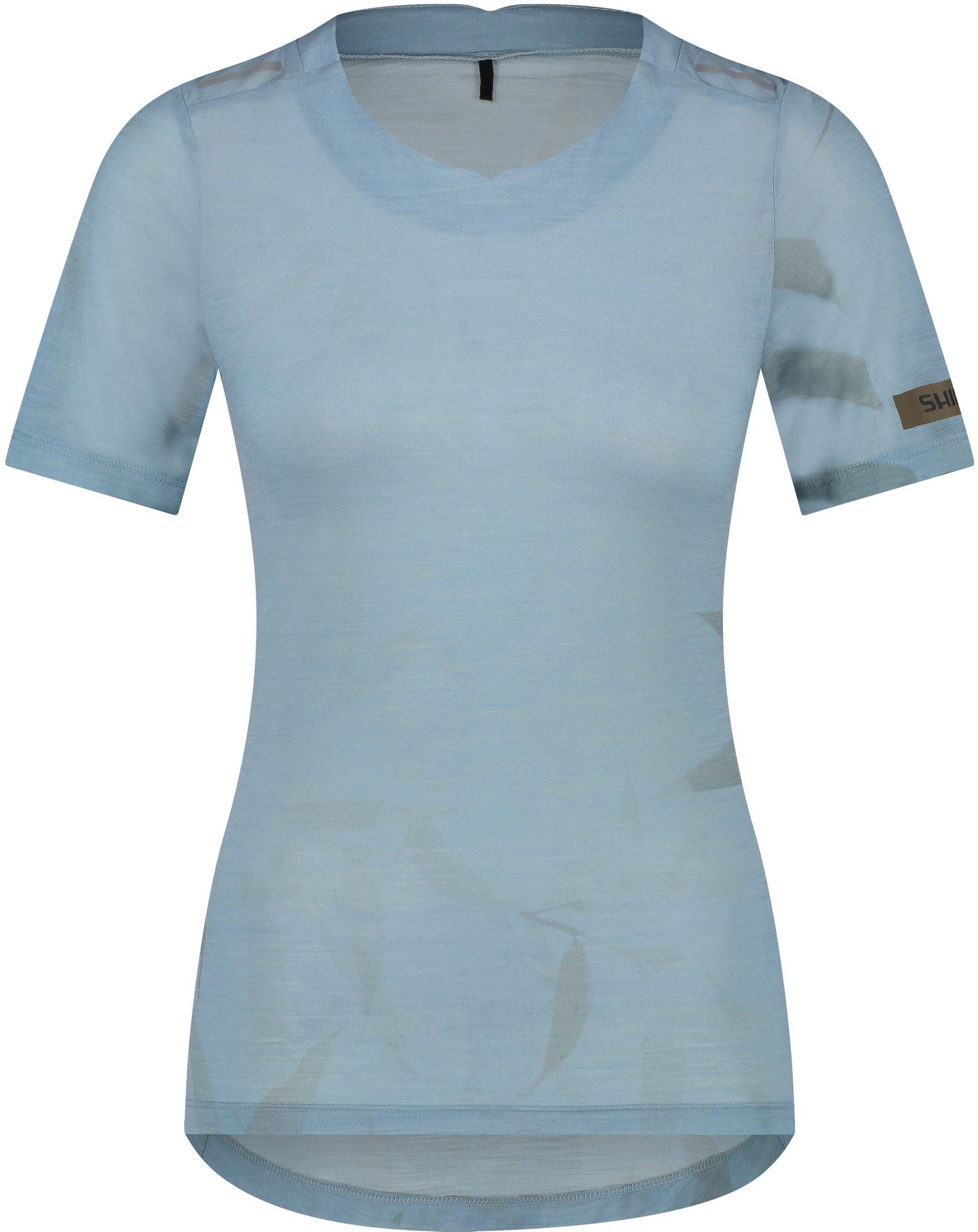 Woman's EVOLVE Terra Short Sleeve Jersey, Matte Blue - Bild 1