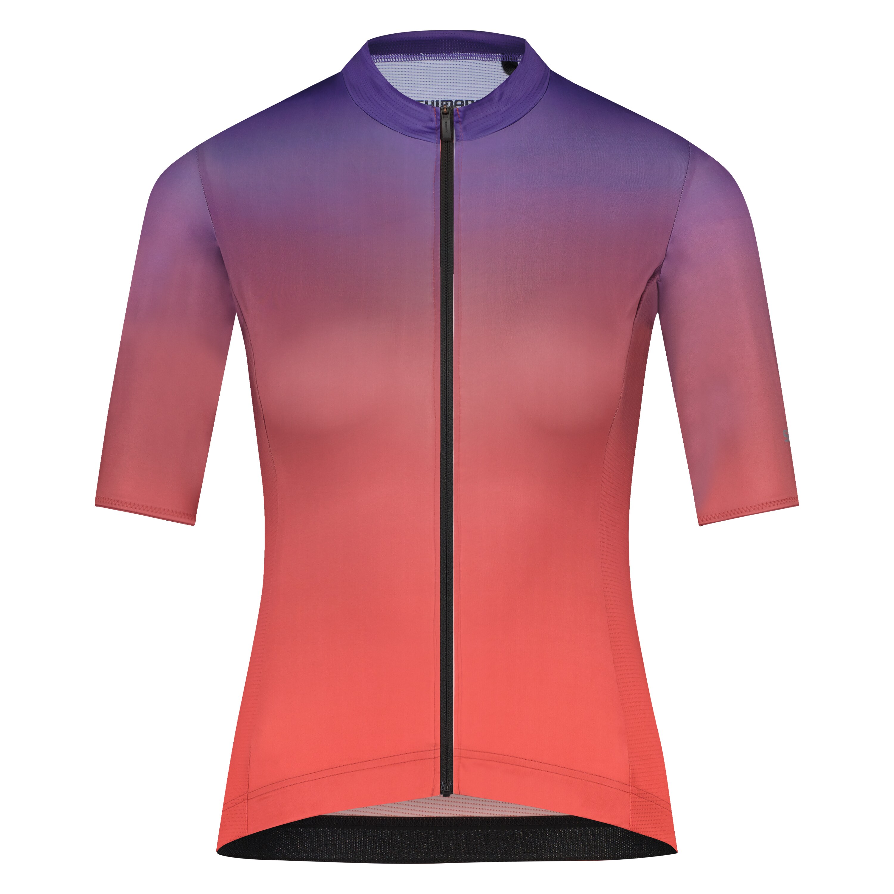 Woman's ELEGANZA Short Sleeves Jersey, Plum - Bild 1