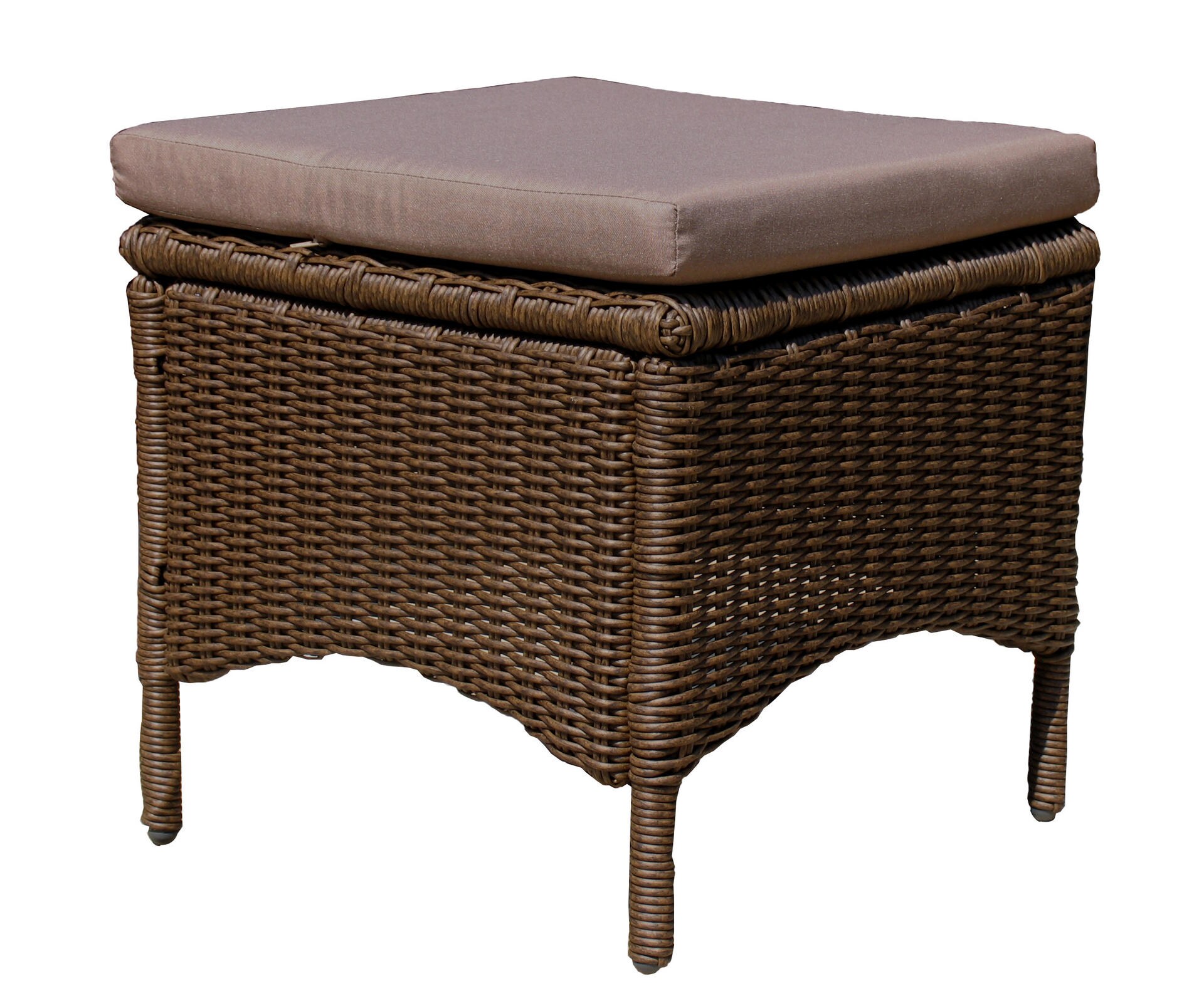 Famous Home Gartenhocker Lanzarote Premium Ibiza -  Braun - Bild 1