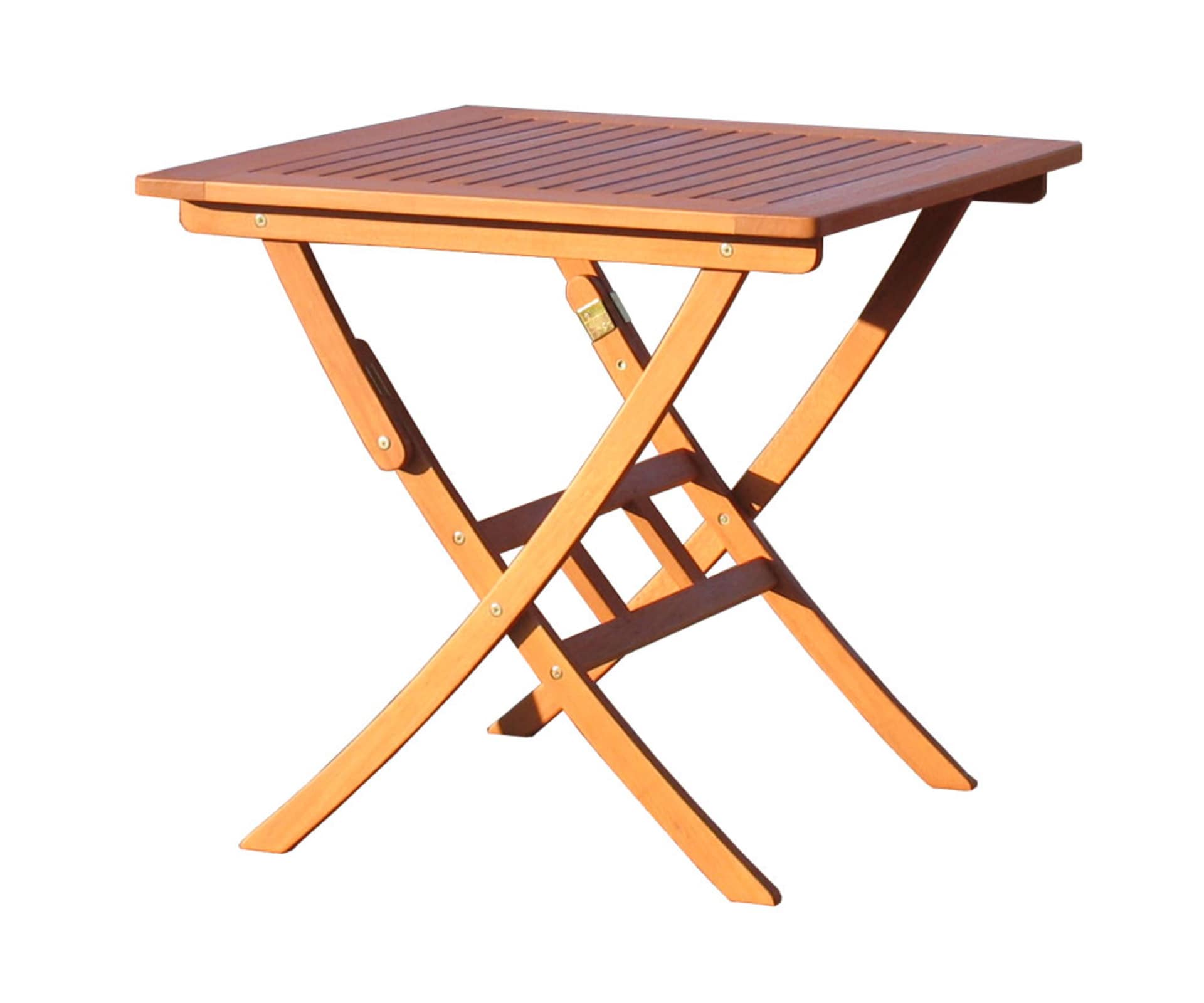 Grasekamp Gartentisch Santos 80x80cm Klapptisch  Balkontisch Holztisch Bistrotisch - Bild 1