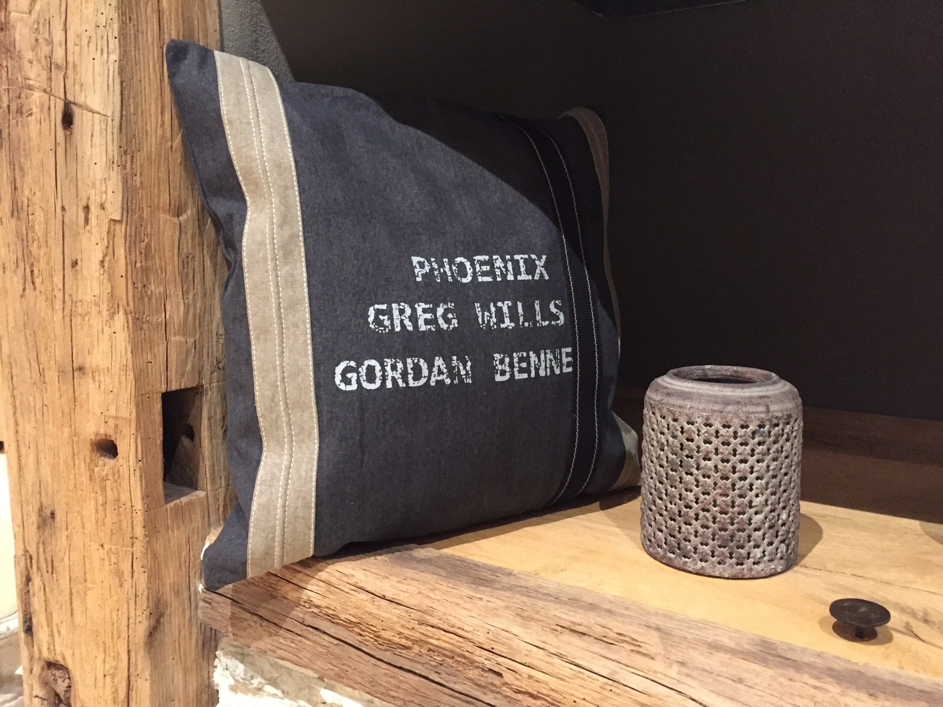 Grasekamp Zierkissen Dekokissen 50x50 cm Dean Blue - Bild 1