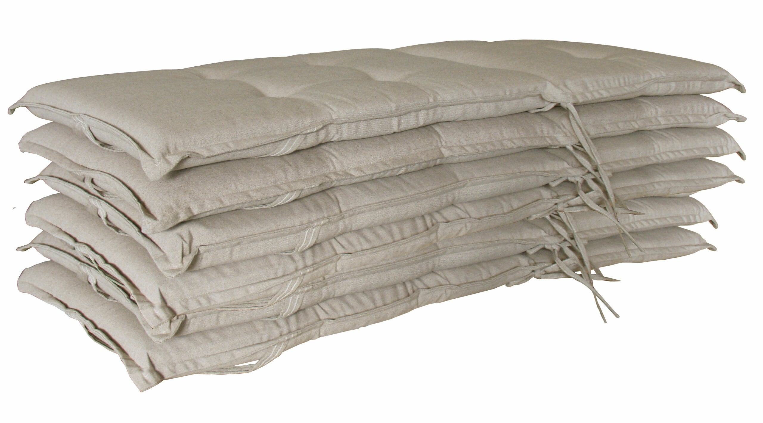 Grasekamp 6 St&uuml;ck Auflagen Sand zu Sessel  Klappsessel Gartensessel - Bild 1