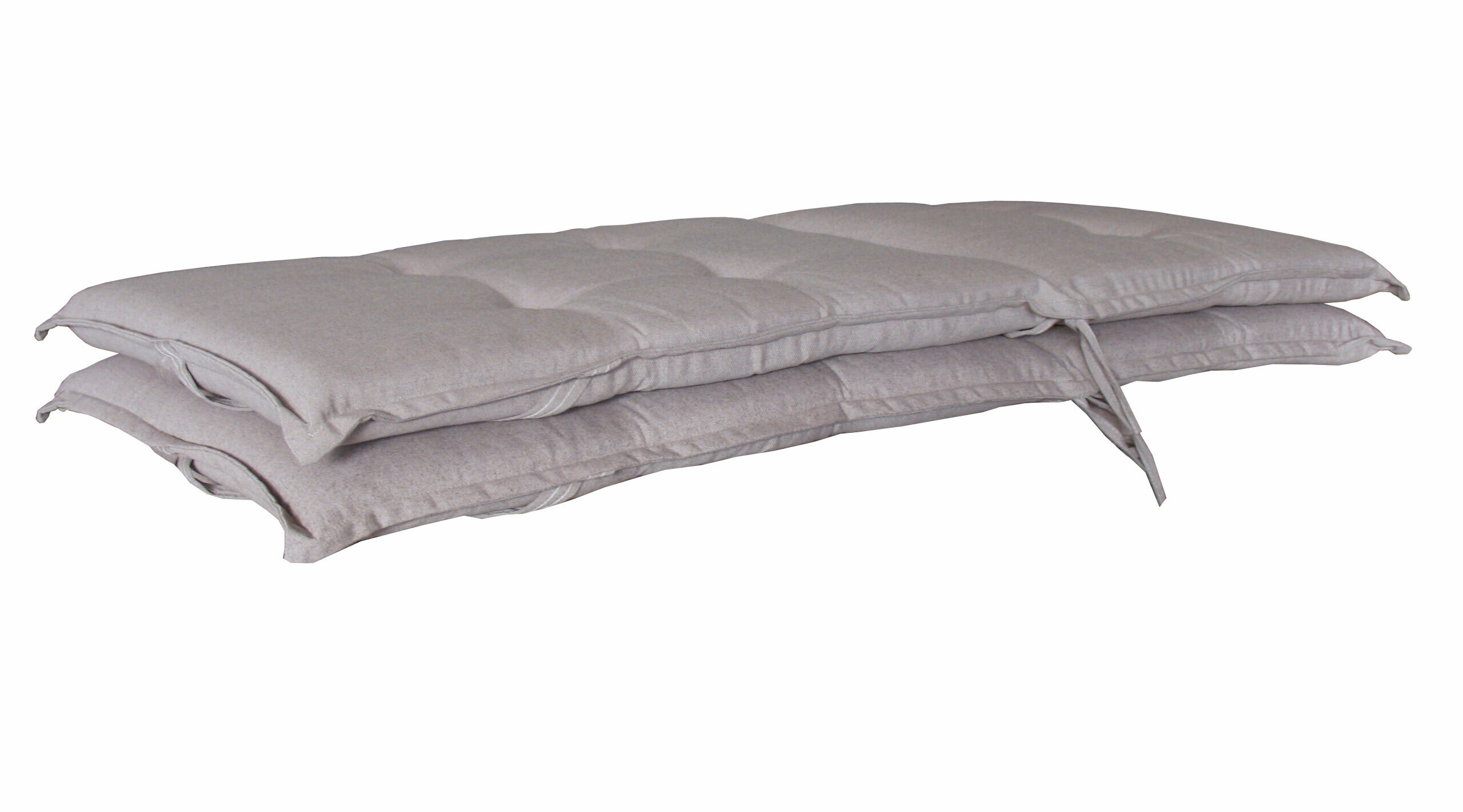 Grasekamp 2 St&uuml;ck Auflagen Sand zu Sessel  Klappsessel Gartensessel - Bild 1