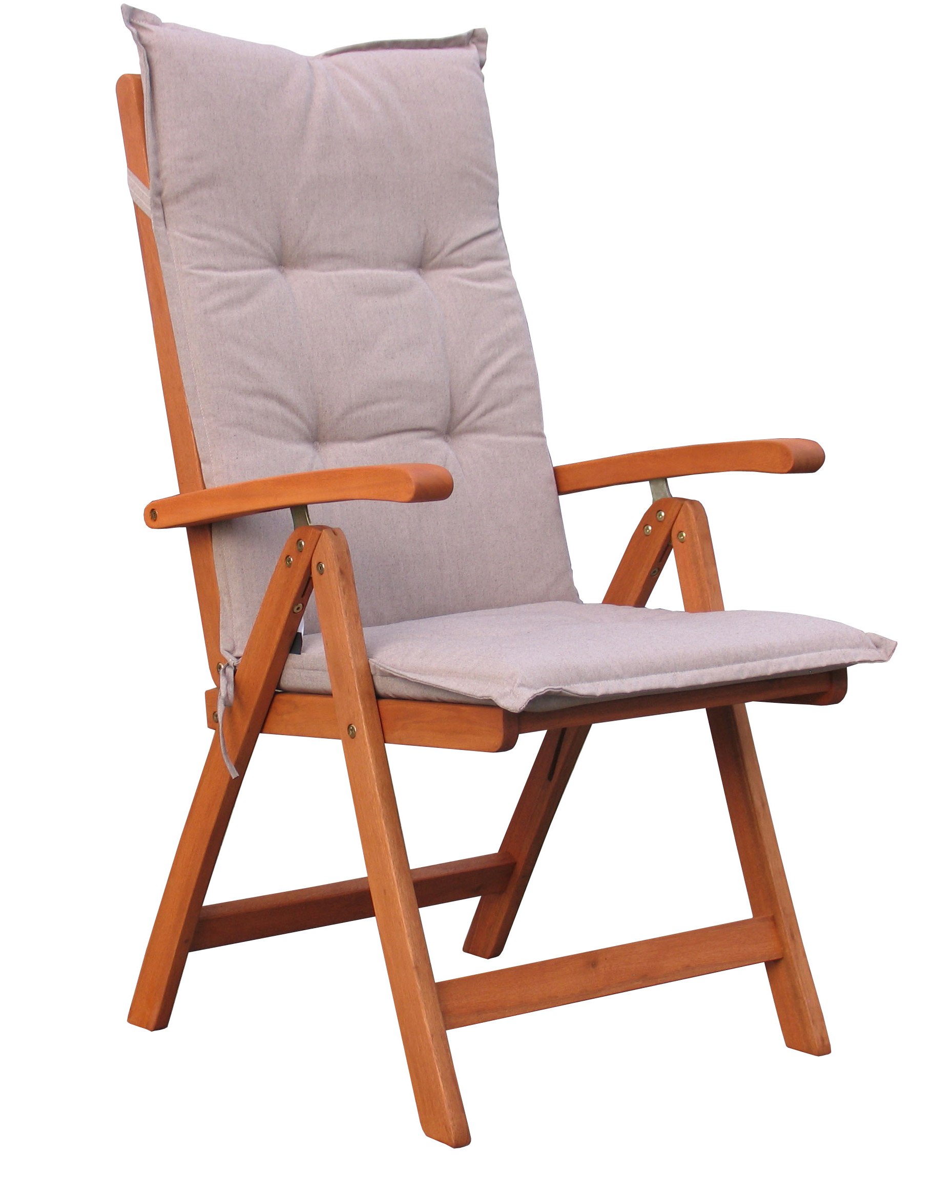 Grasekamp Klappsessel Cuba mit Kissen Sand  Relaxsessel Sessel Gartenm&ouml;bel - Bild 1