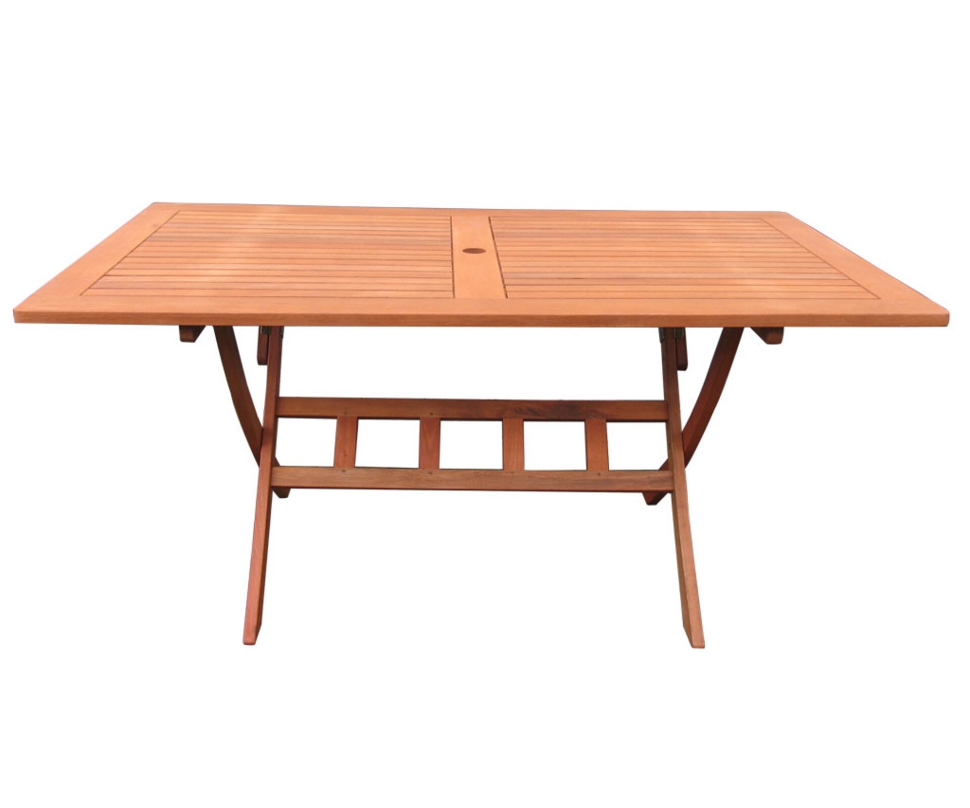 Grasekamp Klapptisch Cuba 160 x 90 cm Natur  Akazienholz Gartentisch Esstisch - Bild 1