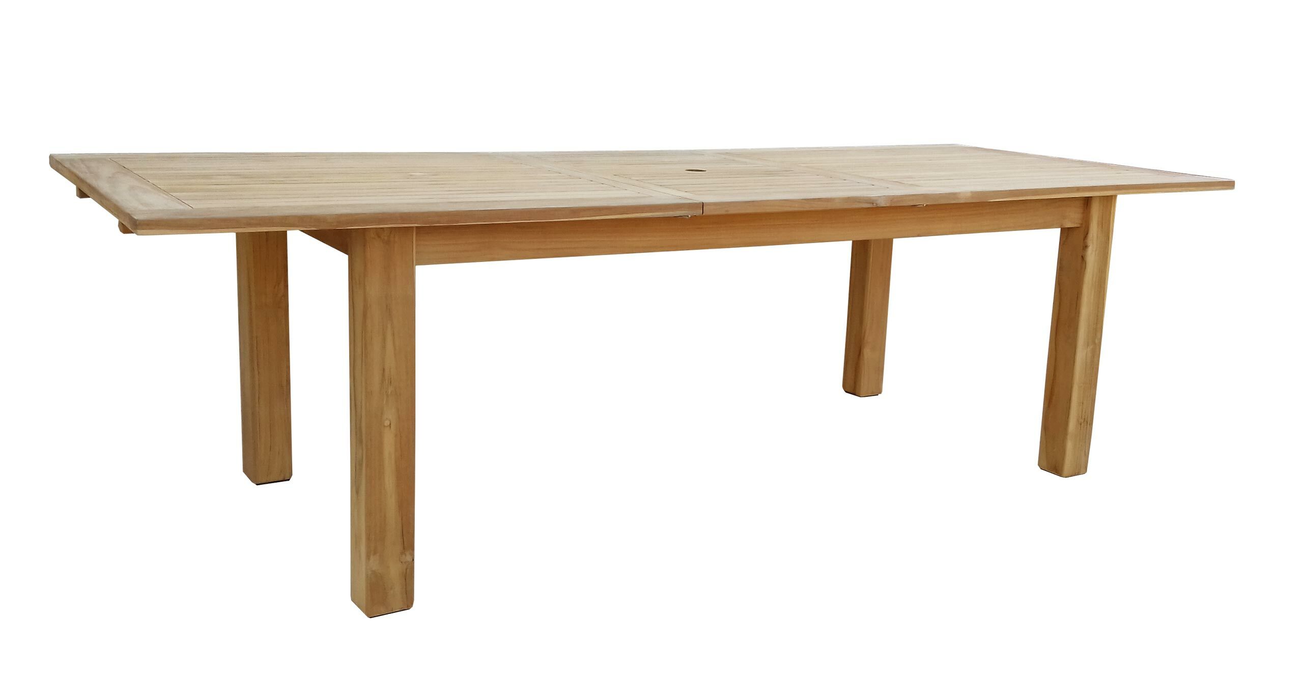 Grasekamp Teak Tisch 200/260x100 cm ausziehbar  Esstisch Gartenm&ouml;bel Gartentisch  Holztisch - Bild 1