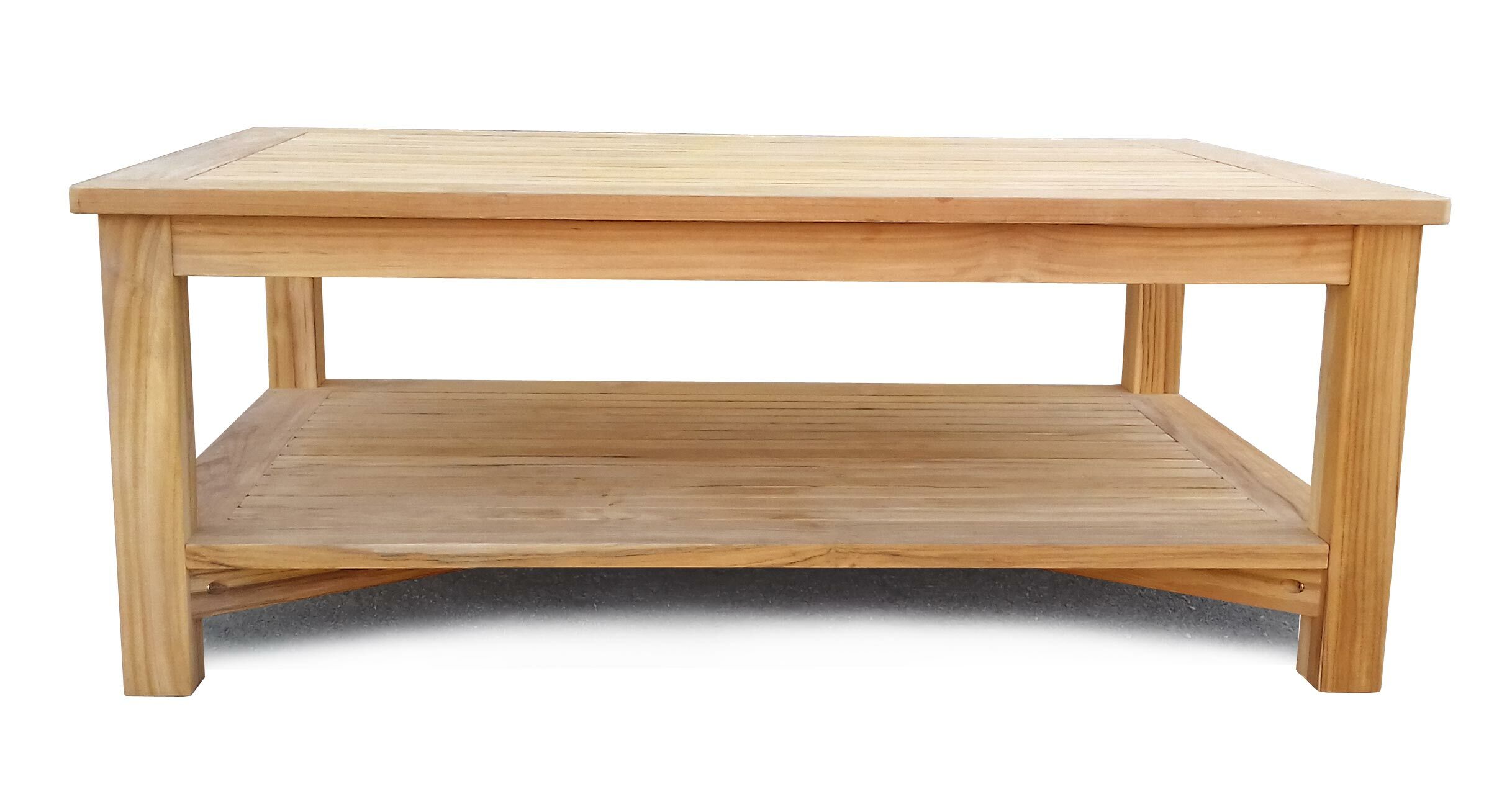 Grasekamp Couchtisch 120x80 cm Kaffeetisch  Gartenm&ouml;bel M&ouml;bel Gartentisch Teak  Beistelltisch - Bild 1